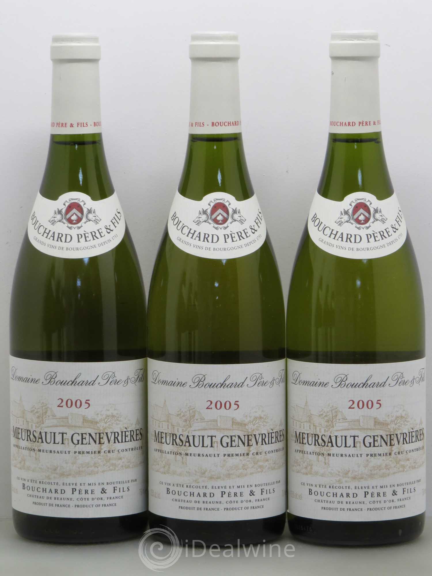 Meursault 1er Cru Genevrières Bouchard Père et Fils 2005 - Posten von 6 Flaschen - 1