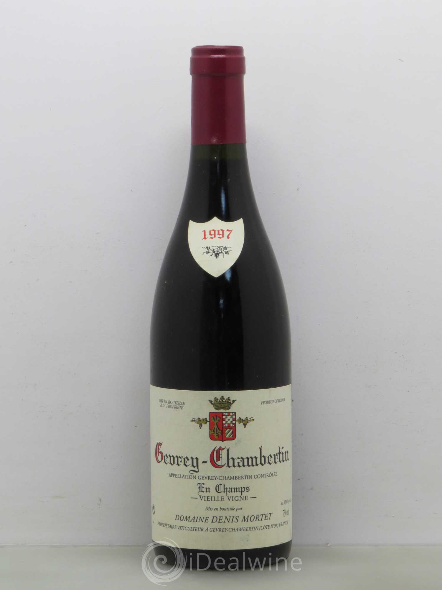 Gevrey-Chambertin En Champs Vieille Vigne Denis Mortet (Domaine) Vieilles Vignes 1997 - Lot de 1 bouteille - 0