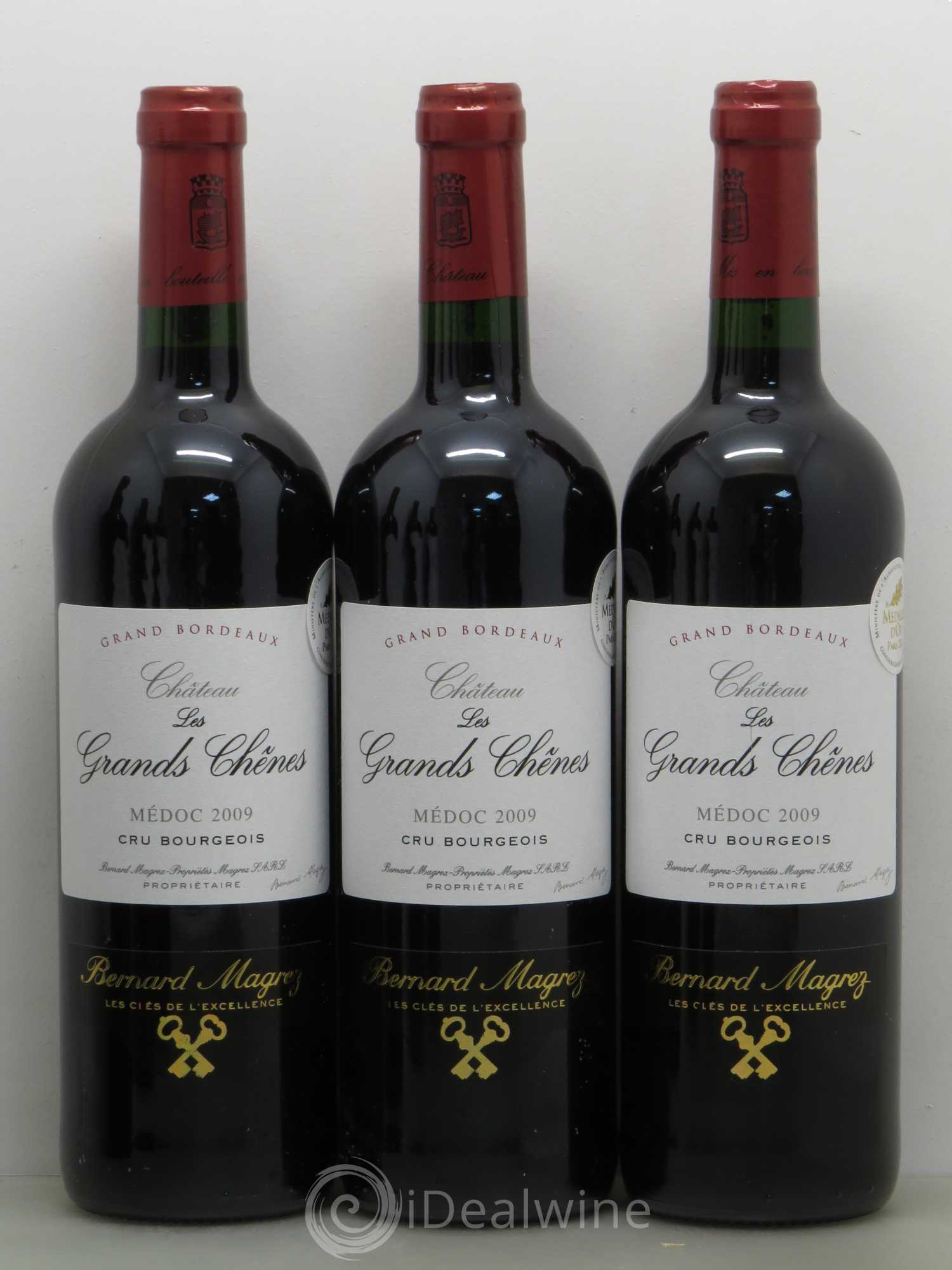 Bordeaux Les Grands Chênes Medoc Cru Bourgeois 2009 - Posten von 6 Flaschen - 1