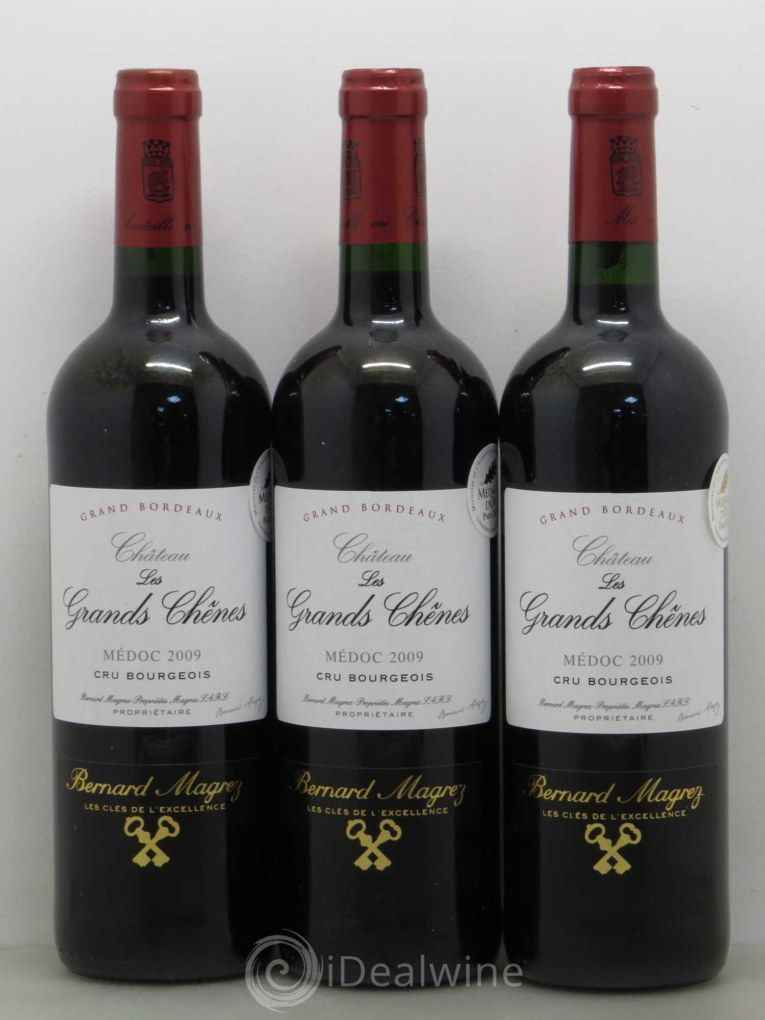 Bordeaux Les Grands Chênes Medoc Cru Bourgeois 2009 - Posten von 6 Flaschen - 2