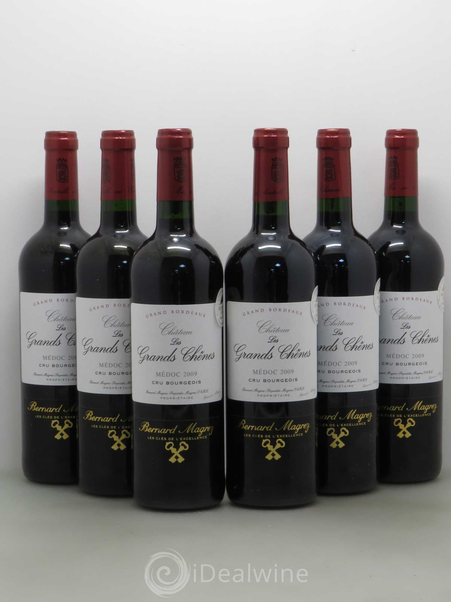 Bordeaux Les Grands Chênes Medoc Cru Bourgeois 2009 - Posten von 6 Flaschen - 0
