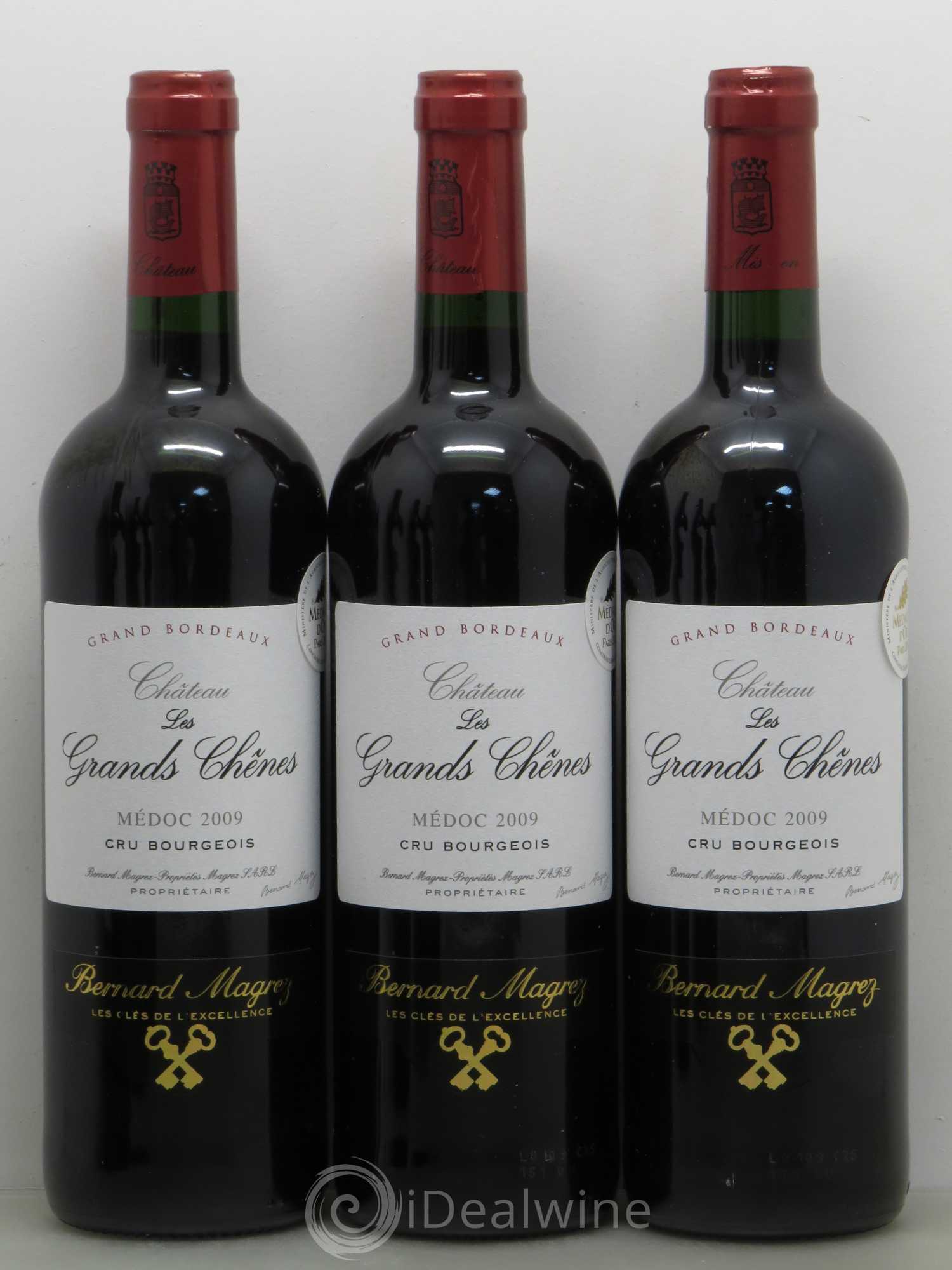 Bordeaux Les Grands Chênes Medoc Cru Bourgeois 2009 - Posten von 6 Flaschen - 1