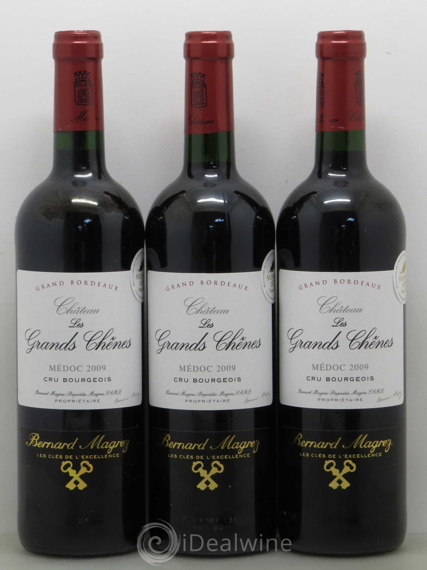 Bordeaux Les Grands Chênes Medoc Cru Bourgeois 2009 - Posten von 6 Flaschen - 2