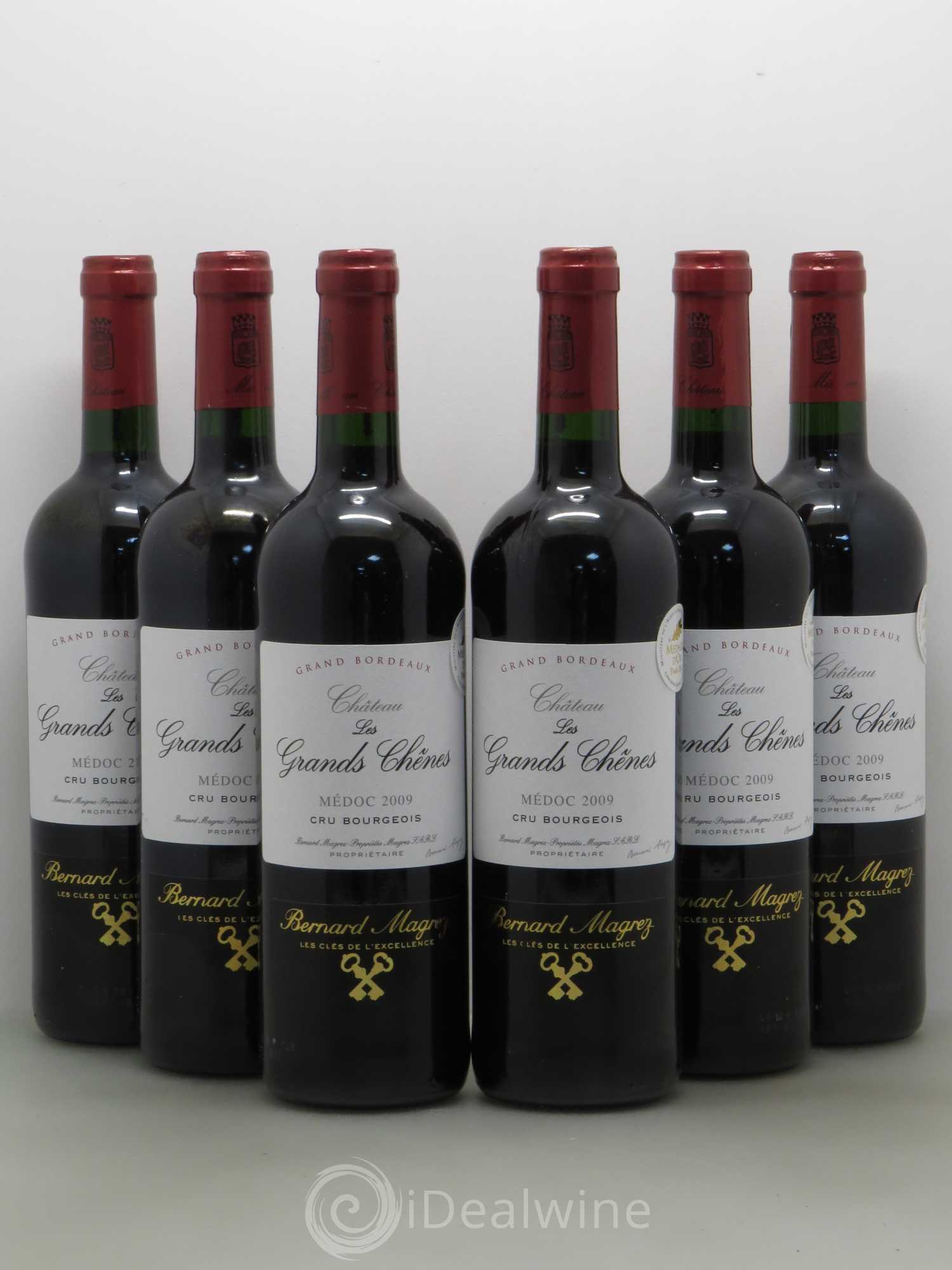 Bordeaux Les Grands Chênes Medoc Cru Bourgeois 2009 - Posten von 6 Flaschen - 0