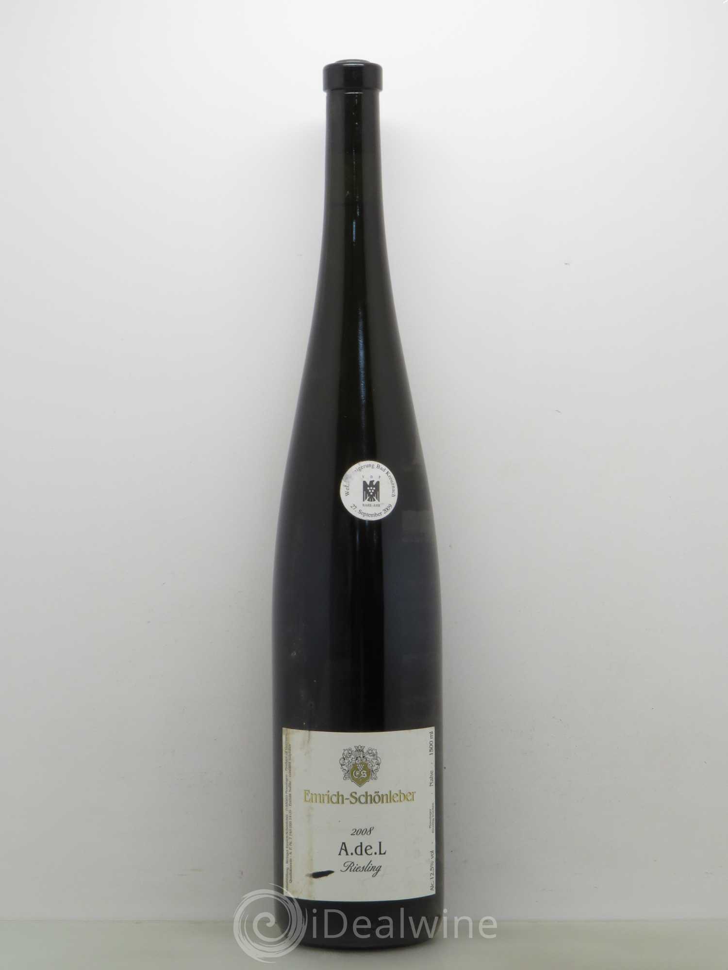 Riesling Nahe Emrich Schönleber A.de.L Riesling Trocken Weinversteigerung Bad Kreuznach 27/09/2009 2008 - Posten von 1 Magnum - 0