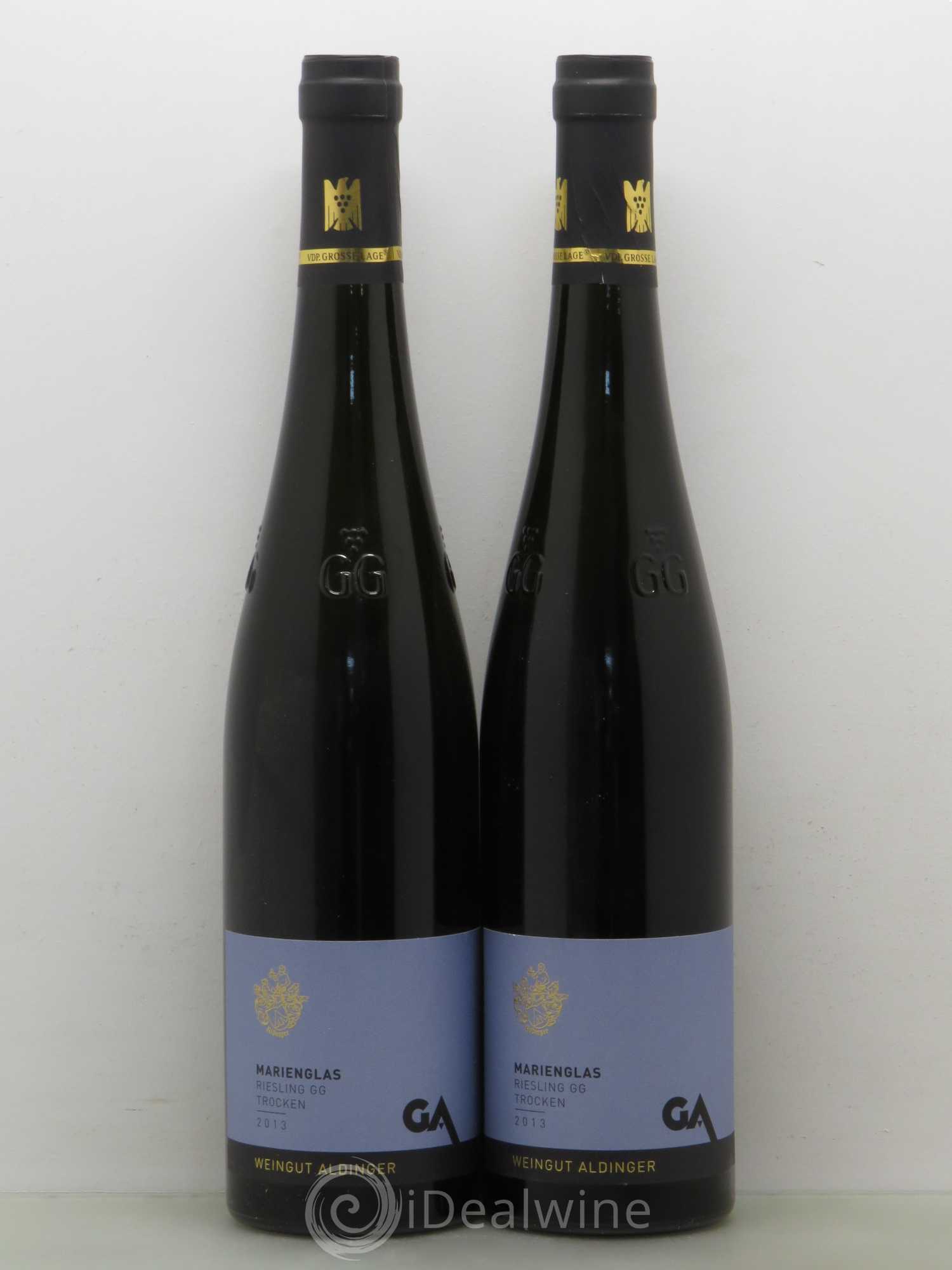Riesling Marienglas Untertürkheimer Gipps Aldinger Riesling GG Trocken 2013 - Posten von 2 Flaschen - 0