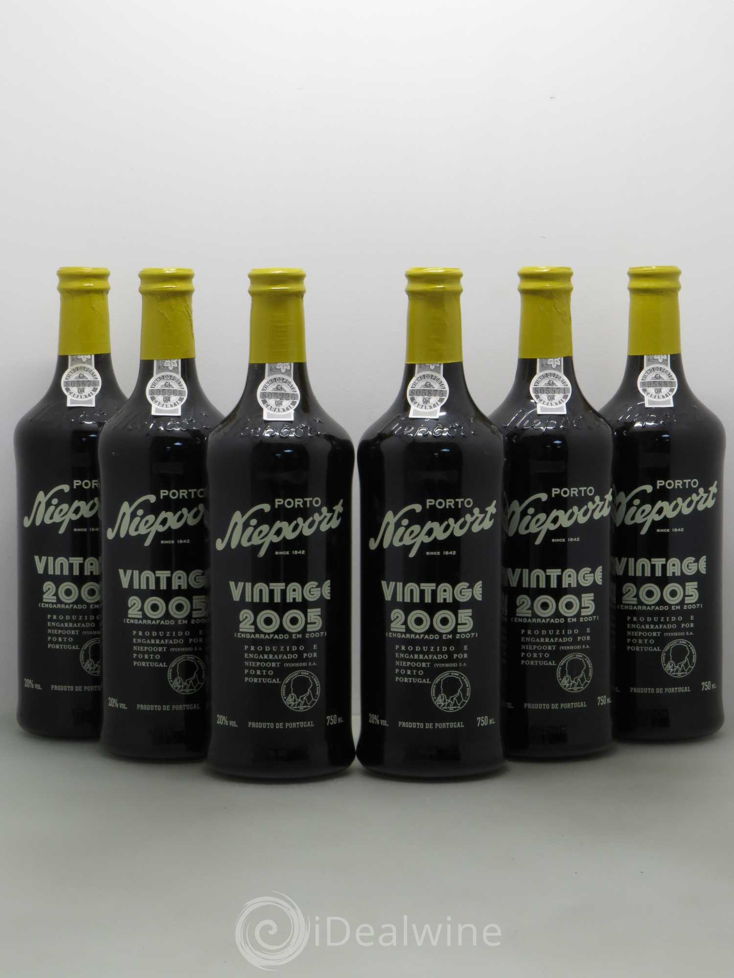 Porto Vintage Niepoort 2005 - Posten von 6 Flaschen - 0