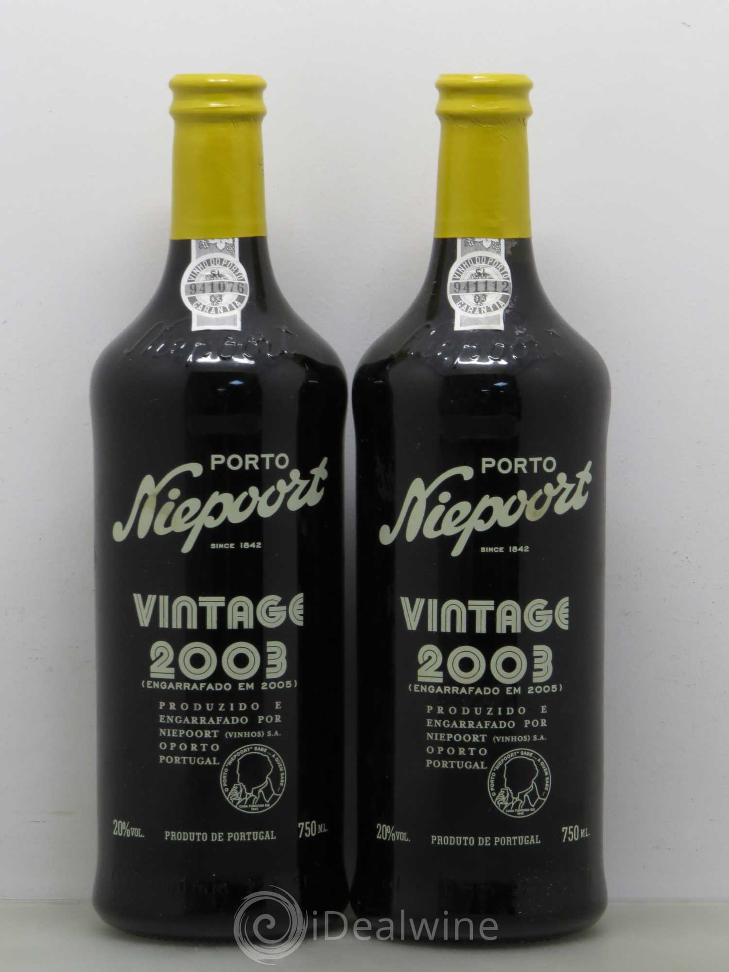 Porto Vintage Niepoort 2003 - Posten von 2 Flaschen - 0