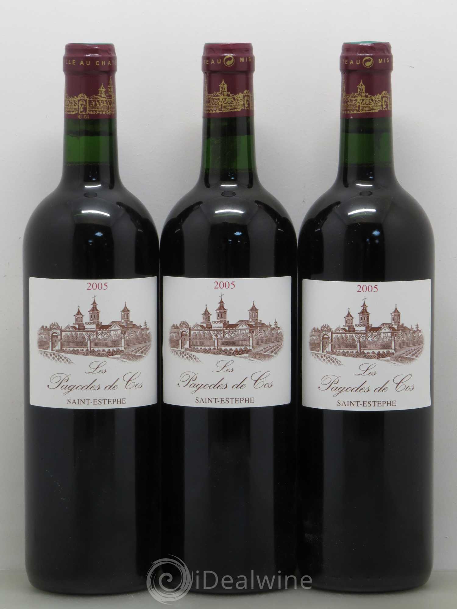 Les Pagodes de Cos Second Vin 2005 - Lot de 3 bouteilles - 0