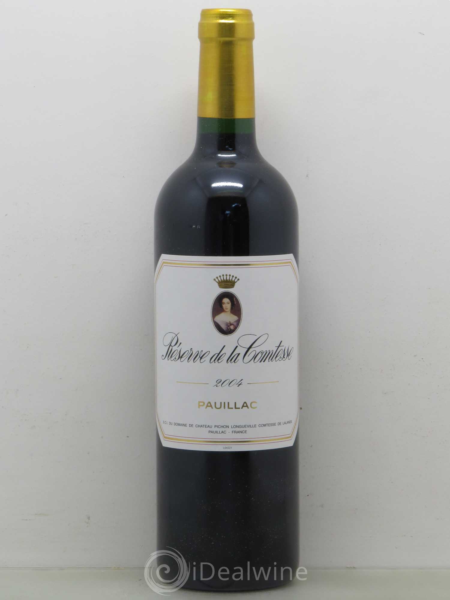 Réserve de la Comtesse Second Vin 2004 - Lot de 1 bouteille - 0
