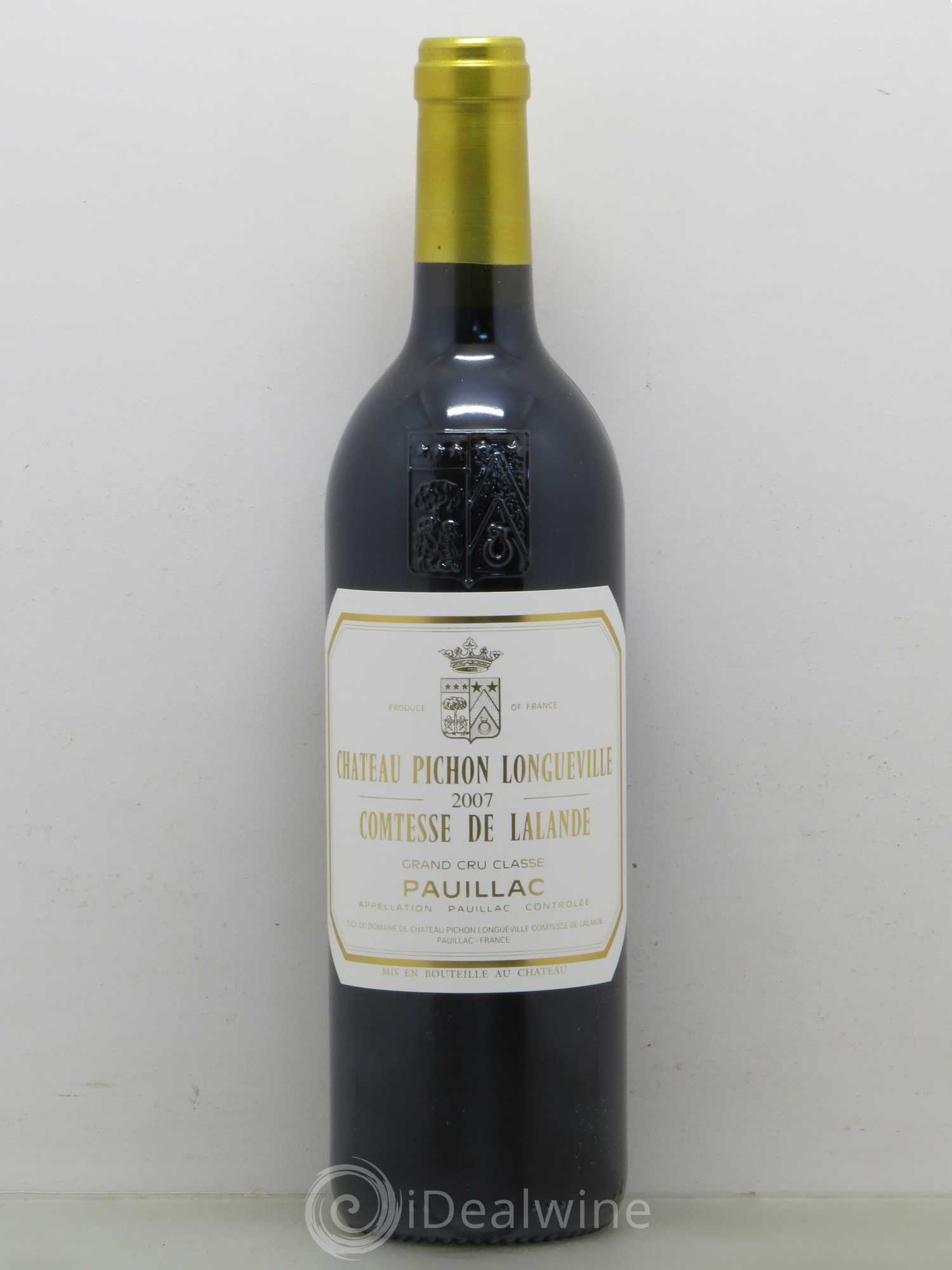 Château Pichon Longueville Comtesse de Lalande 2ème Grand Cru Classé 2007 - Lot de 1 bouteille - 0