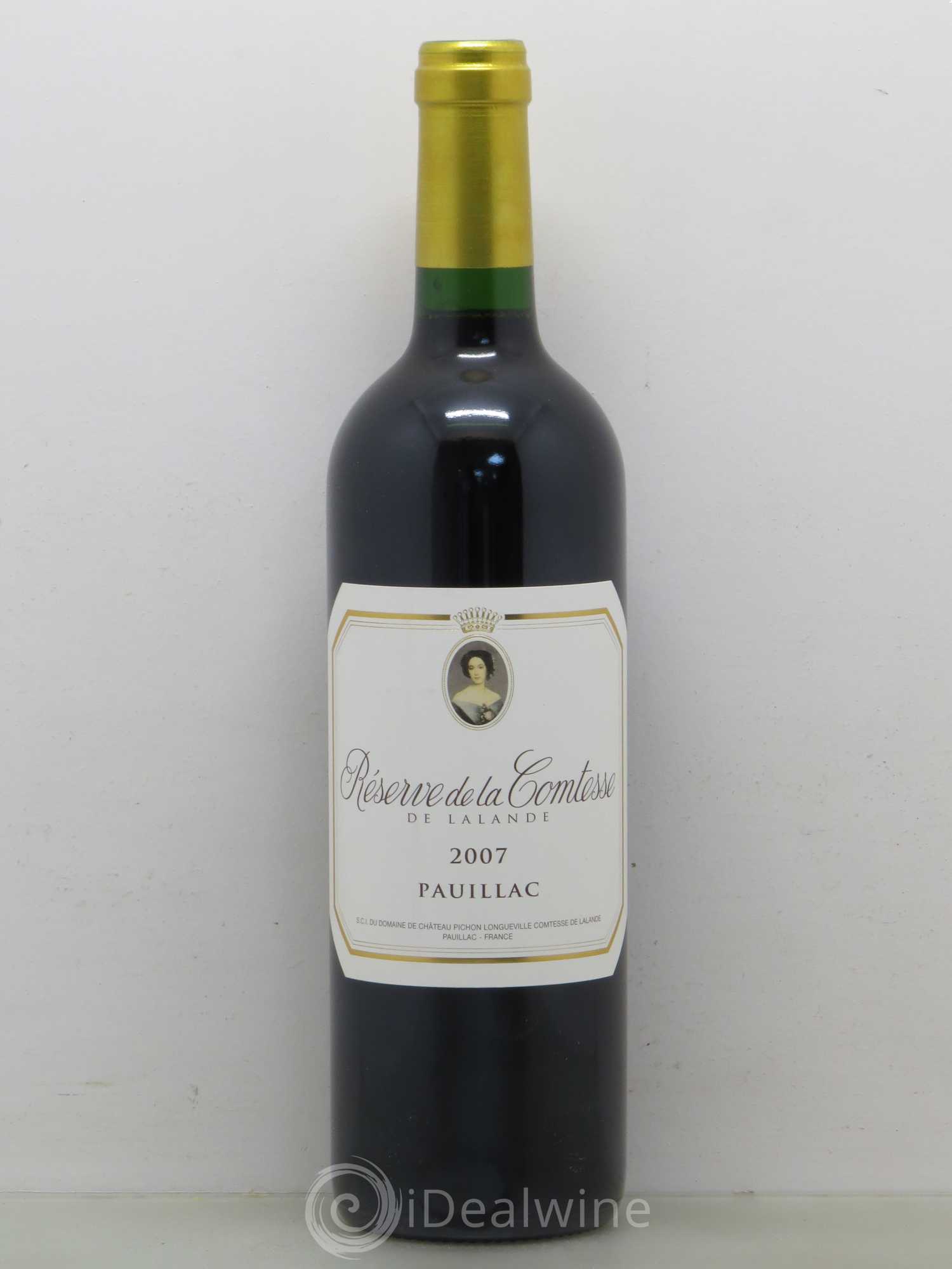 Réserve de la Comtesse Second Vin 2007 - Lot de 1 bouteille - 0