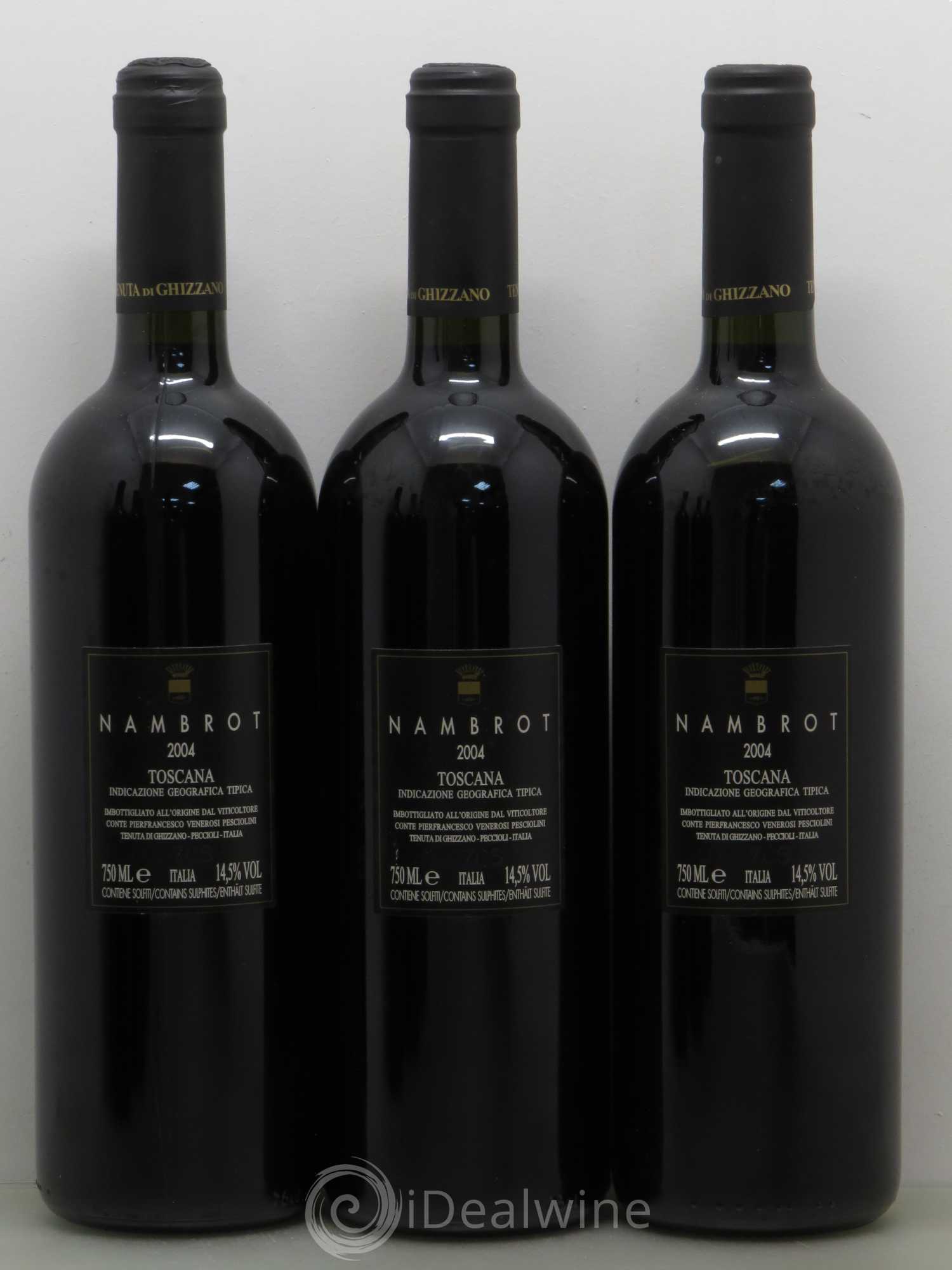 Italie Nambrot Terre di Pisa Tenuta di Ghizzano IGT Toscana 2004 - Posten von 6 Flaschen - 2