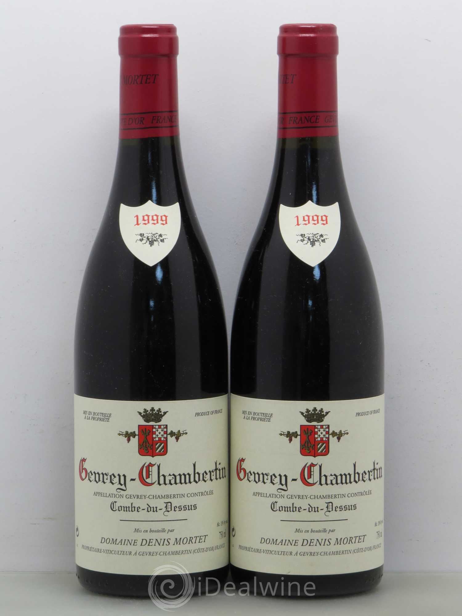 Gevrey-Chambertin Combe Du Dessus Denis Mortet 1999 - Posten von 2 Flaschen - 0