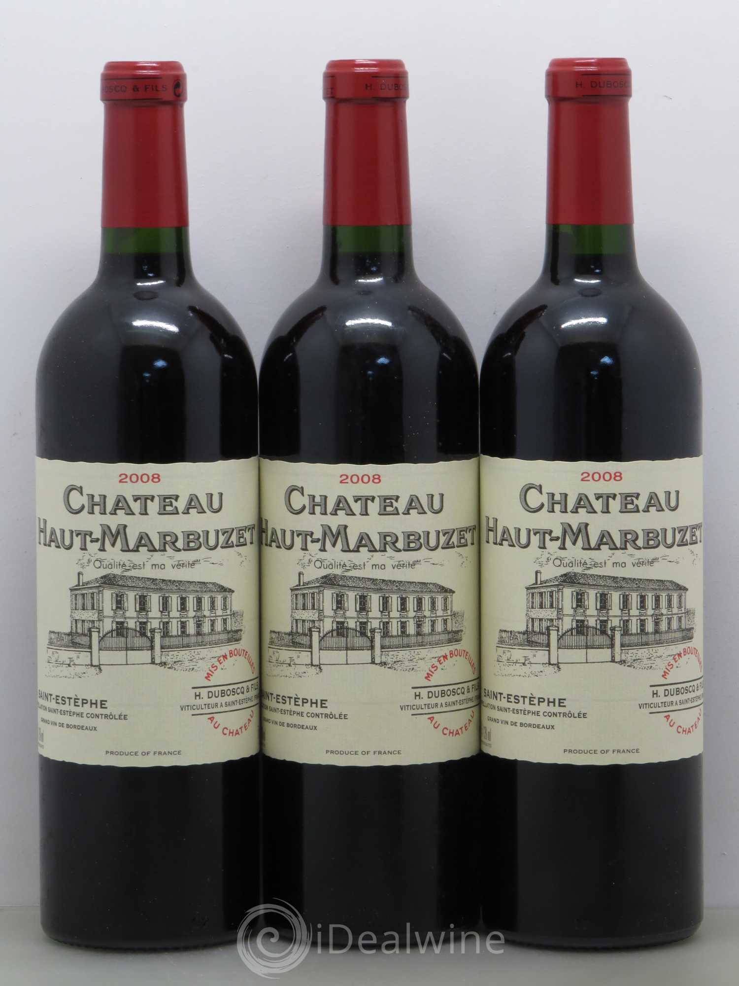 Château Haut Marbuzet 2008 - Lot de 12 bouteilles - 3