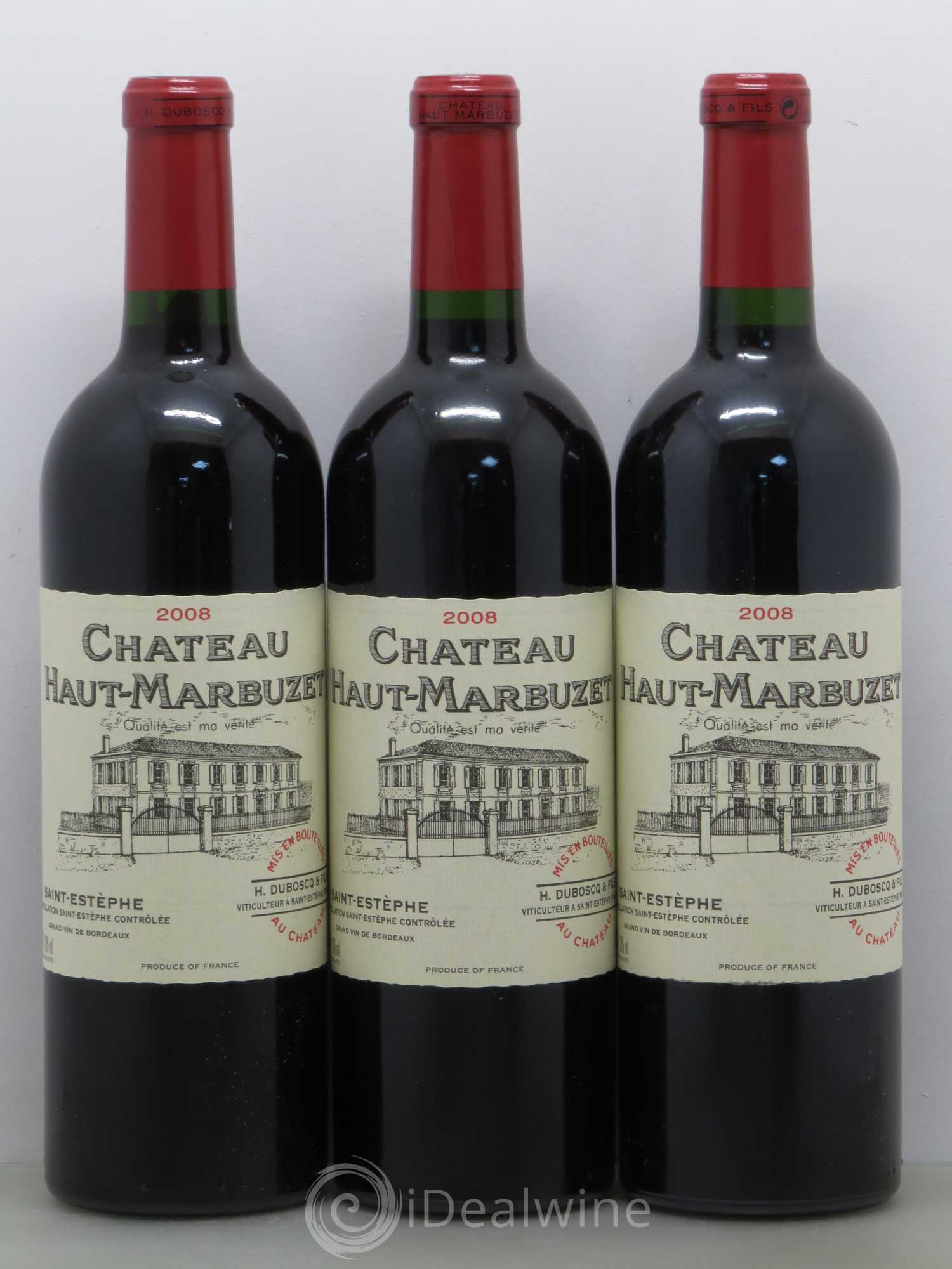 Château Haut Marbuzet 2008 - Lot de 12 bouteilles - 4