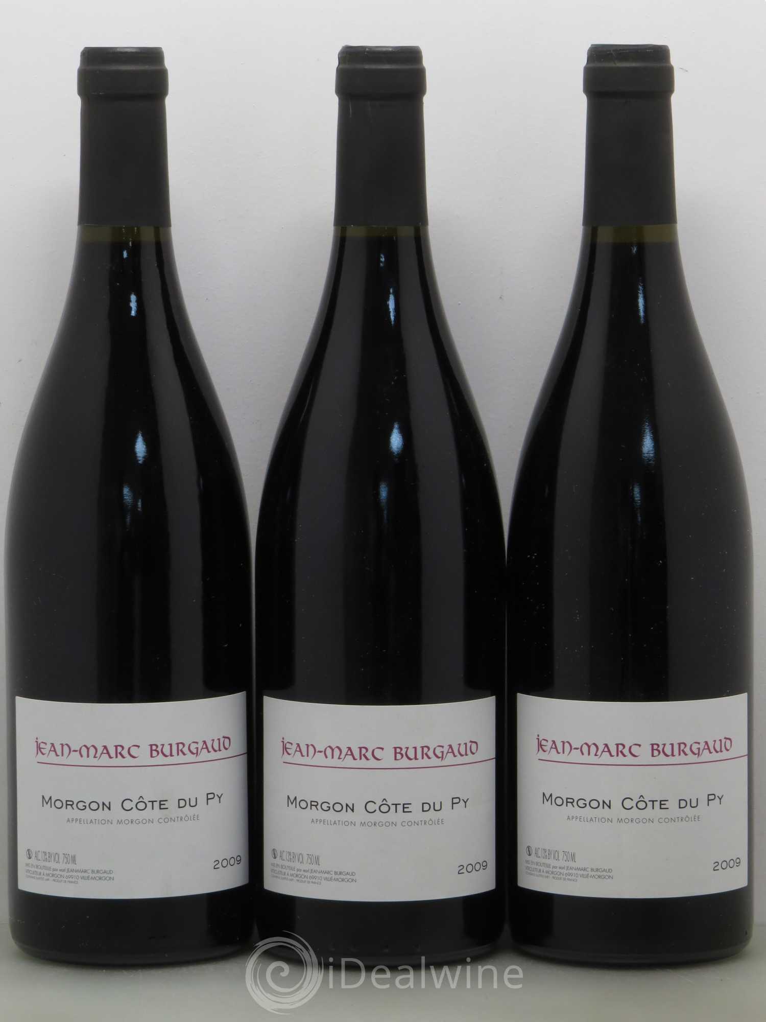 Morgon Côte du Py Jean-Marc Burgaud (Domaine) 2009 - Lot de 3 bouteilles - 0