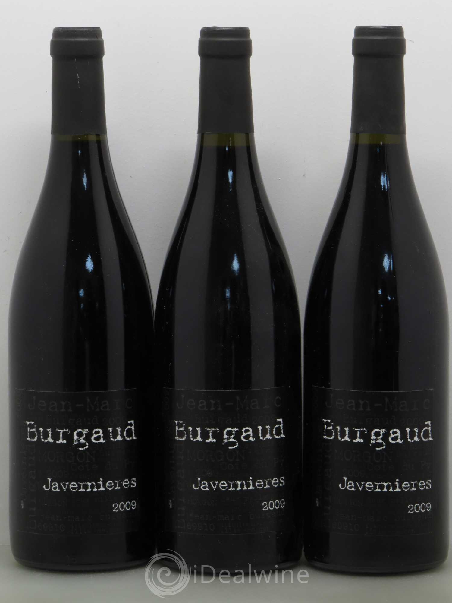 Morgon Côte du Py Javernières Jean-Marc Burgaud (Domaine) 2009 - Lot de 3 bouteilles - 0