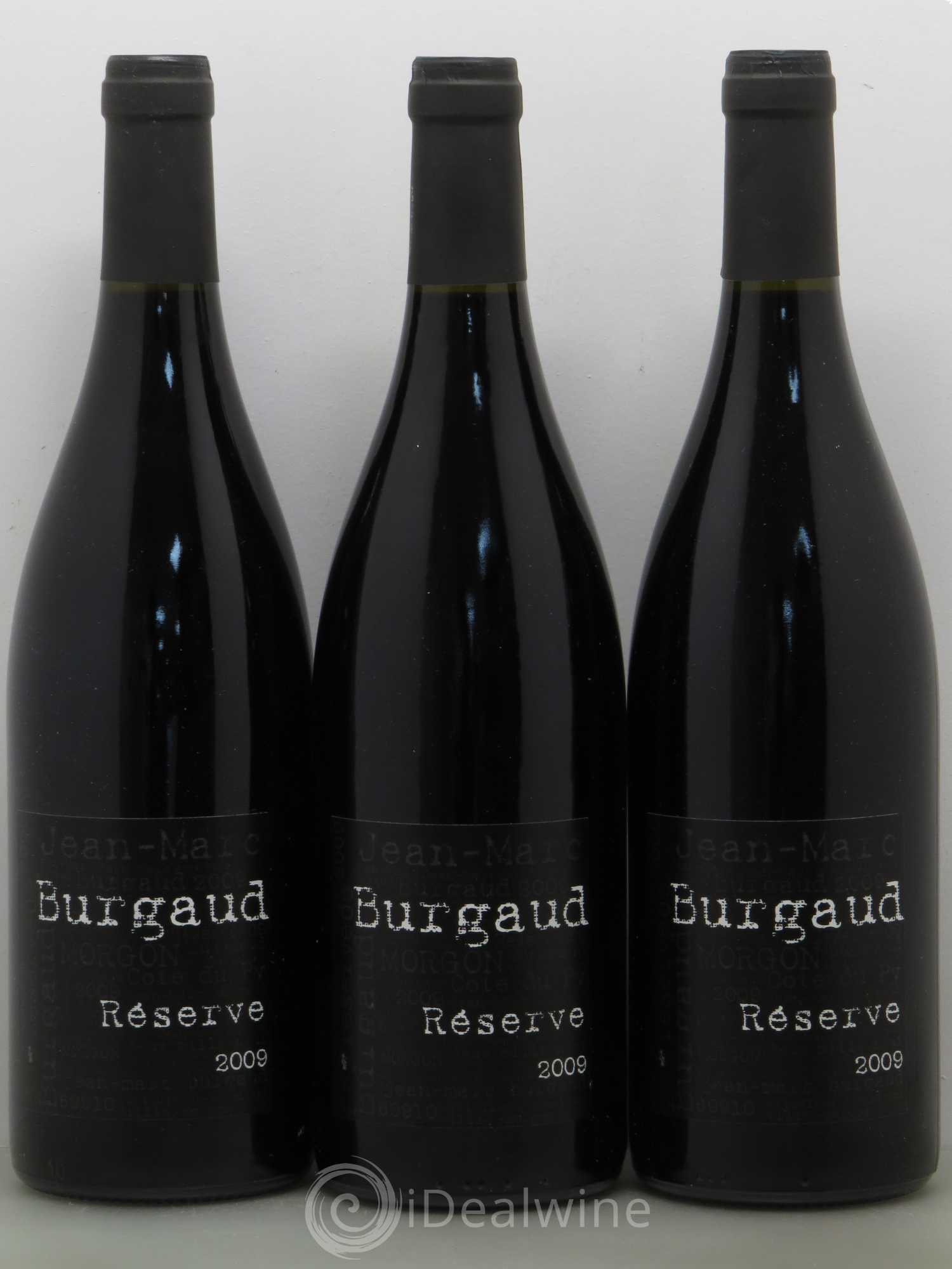 Morgon Côte du Py Réserve Jean-Marc Burgaud (Domaine) 2009 - Lot de 3 bouteilles - 0