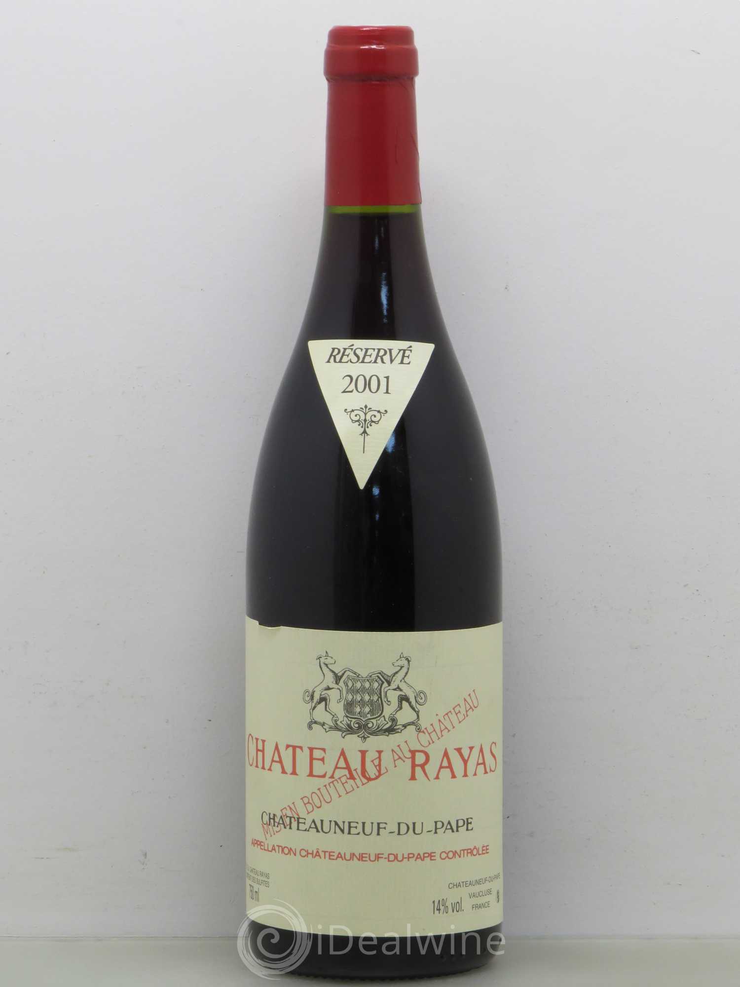 Châteauneuf-du-Pape Château Rayas Emmanuel Reynaud 2001 - Lot de 1 bouteille - 0