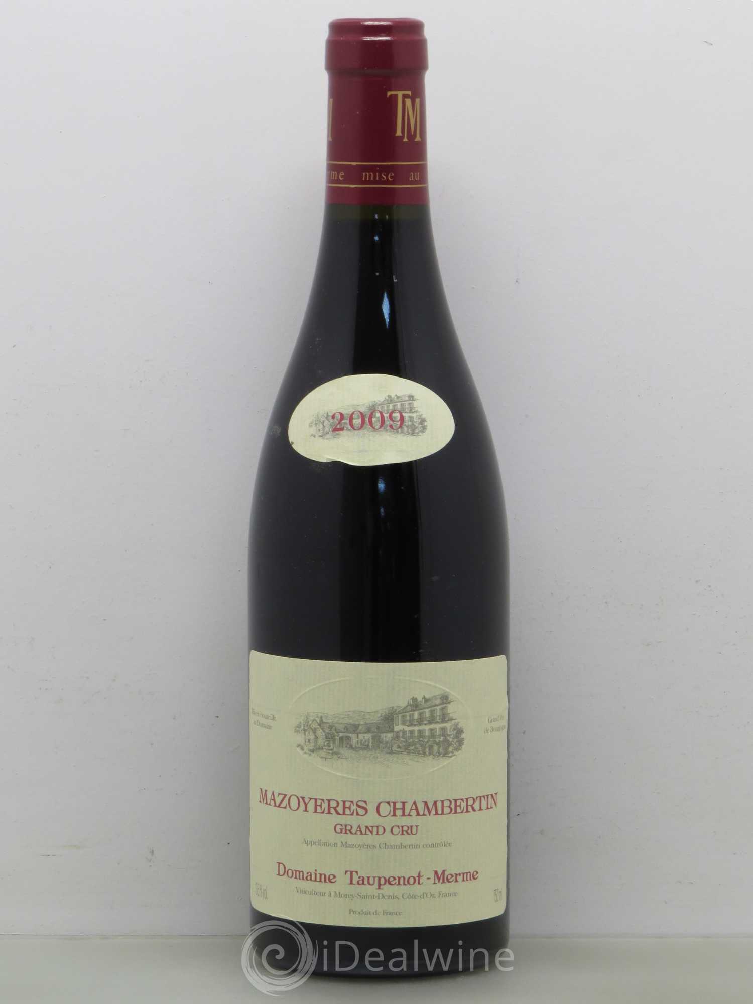 Mazoyères-Chambertin Grand Cru Taupenot Merme 2009 - Lot de 1 bouteille - 0