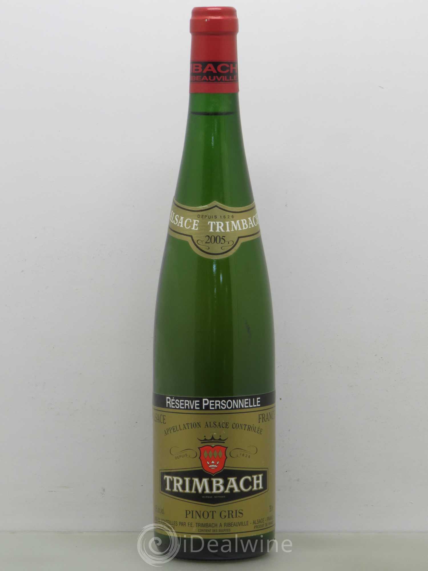 Alsace Pinot Gris Réserve Personnelle Trimbach (Domaine) 2005 - Lot de 1 bouteille - 0