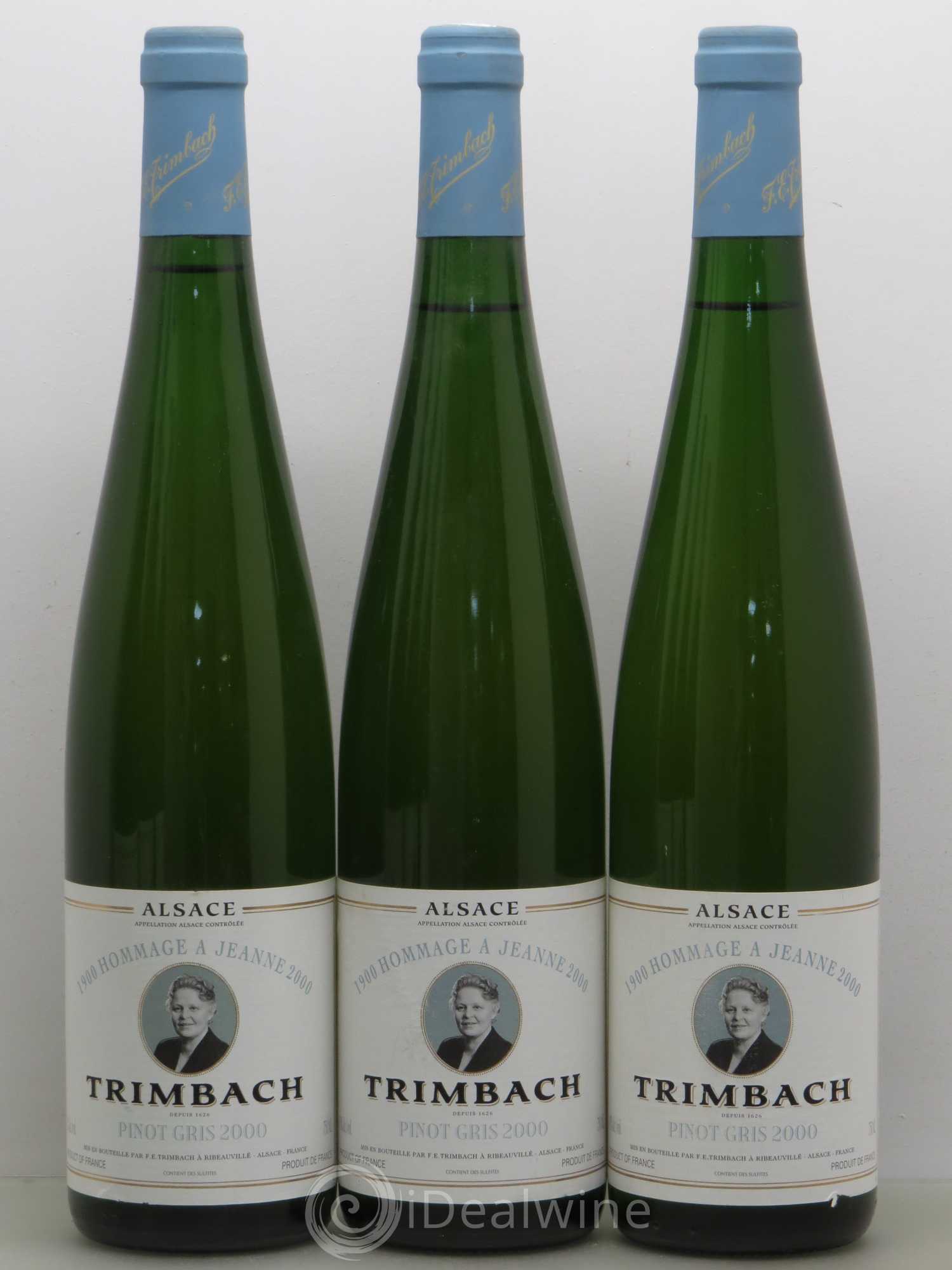 Pinot Gris Hommage À Jeanne Trimbach 2000 - Posten von 6 Flaschen - 1