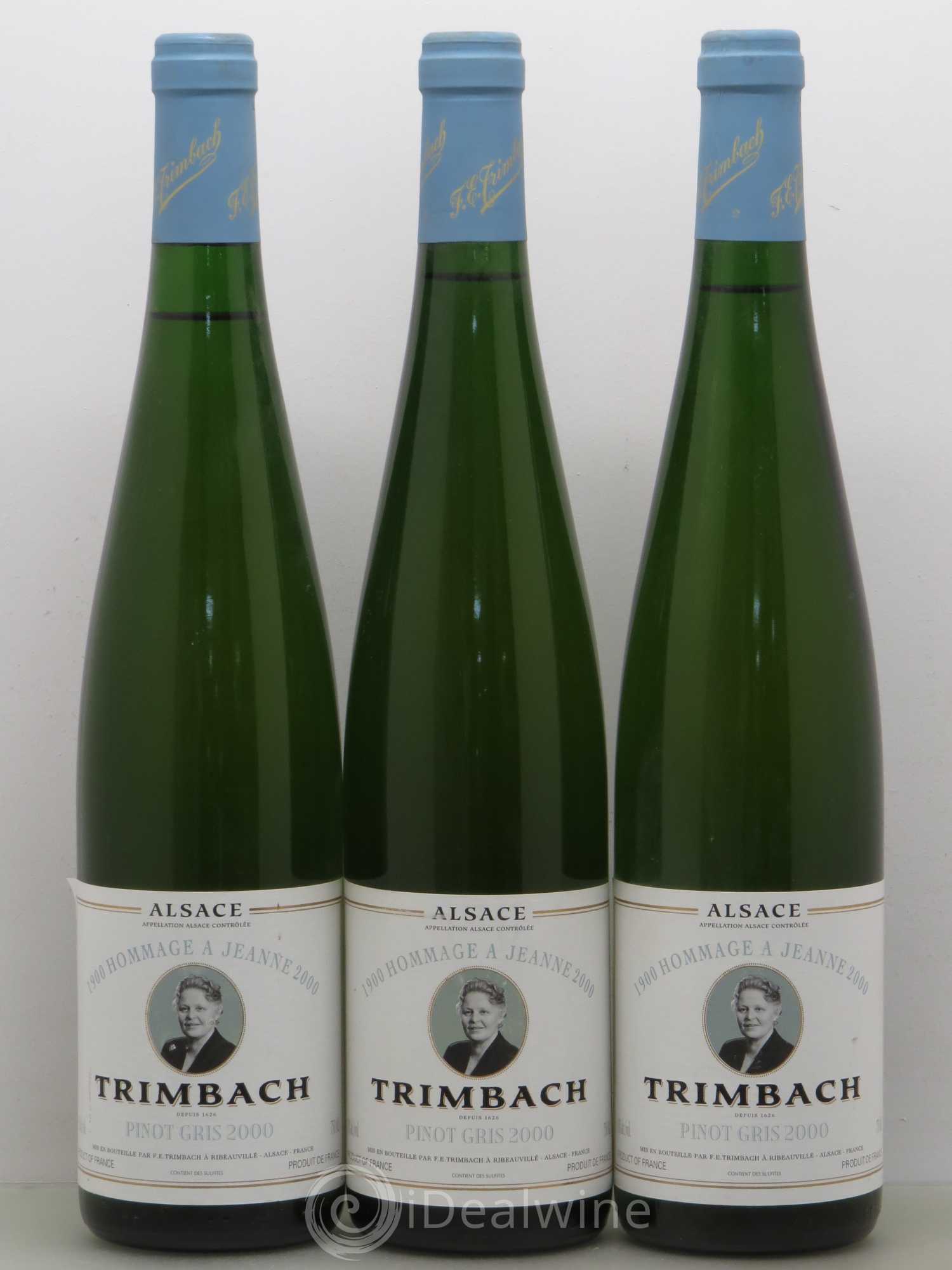 Pinot Gris Hommage À Jeanne Trimbach 2000 - Posten von 6 Flaschen - 2