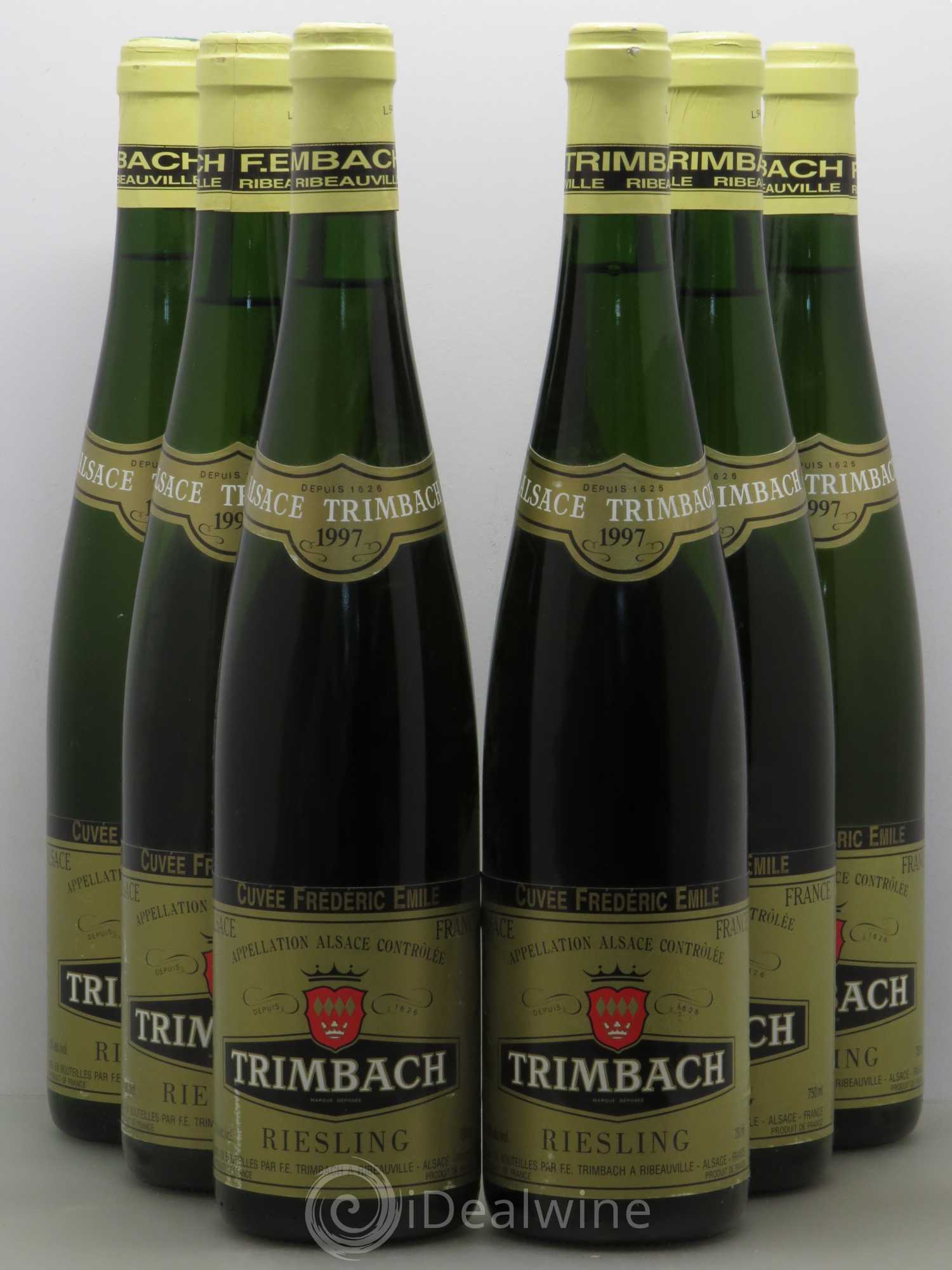 Alsace Riesling Cuvée Frédéric Emile Trimbach (Domaine) 1997 - Lot de 6 bouteilles - 0