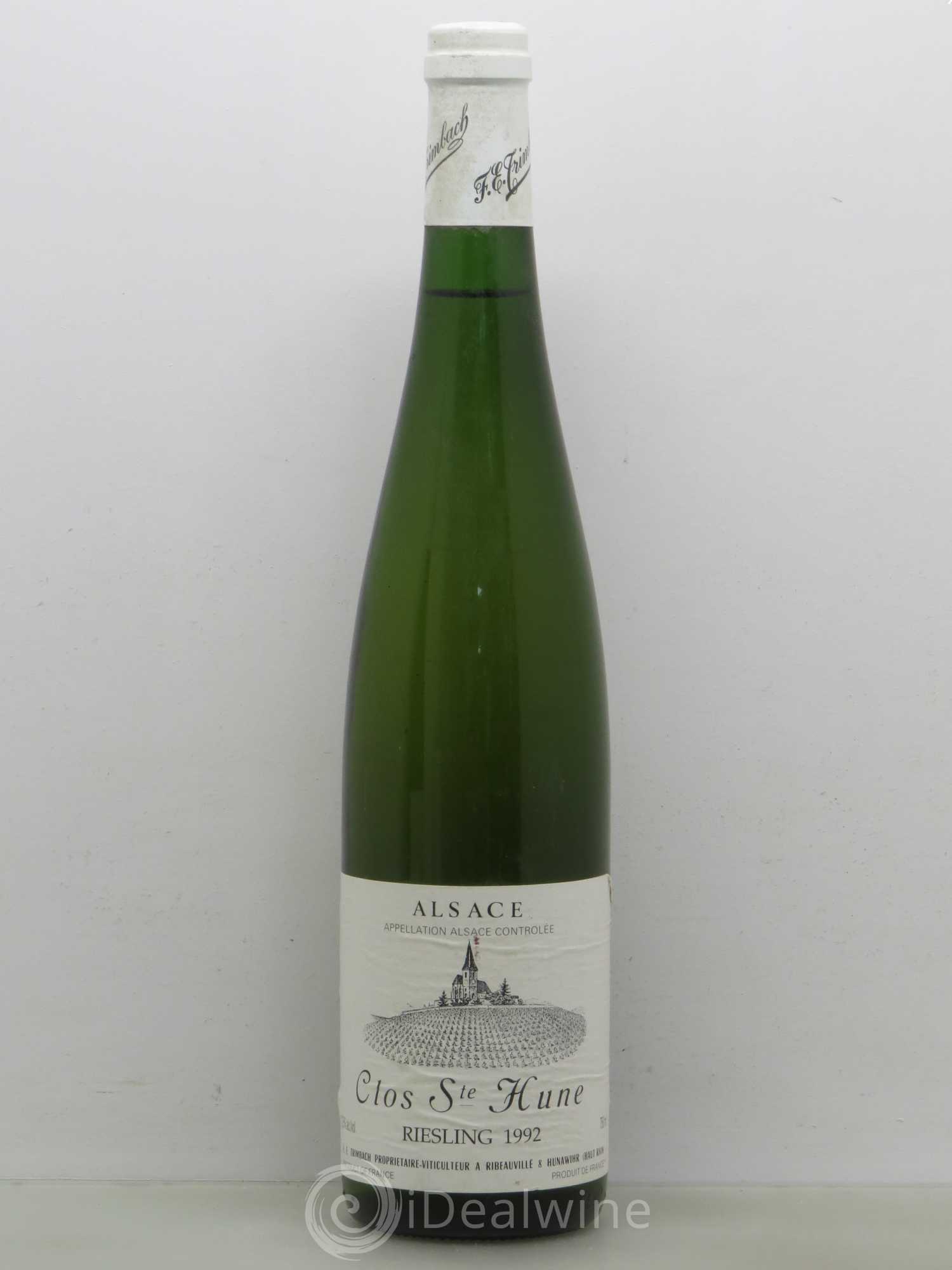 Alsace Riesling Clos Sainte-Hune Trimbach (Domaine) 1992 - Lot de 1 bouteille - 0