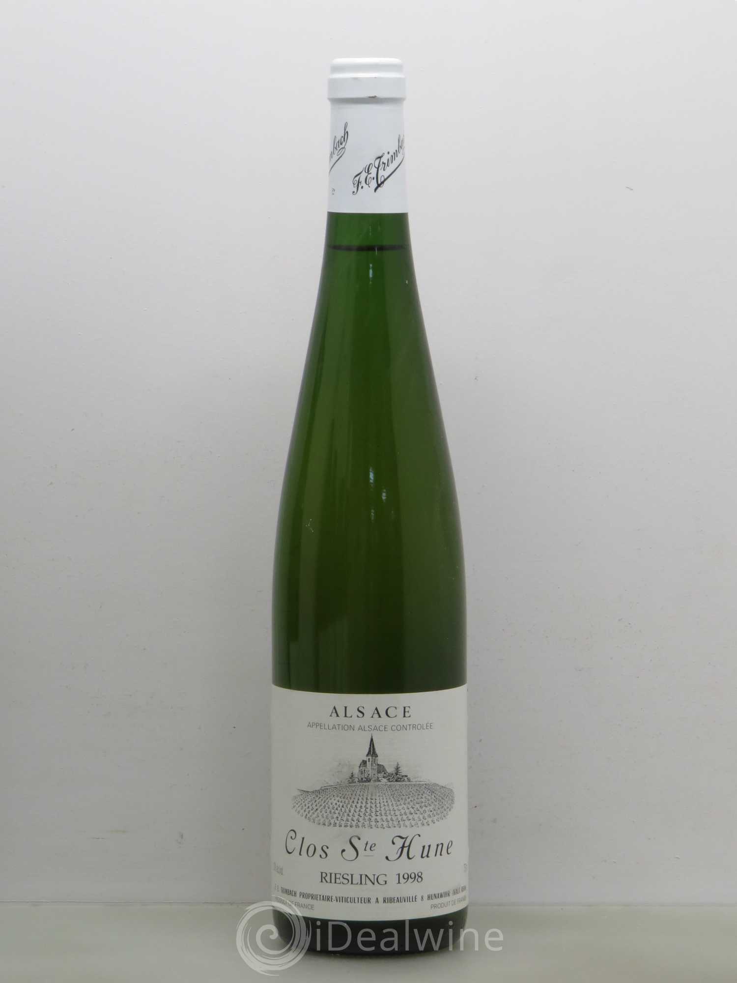 Alsace Riesling Clos Sainte-Hune Trimbach (Domaine) 1998 - Lot de 1 bouteille - 0