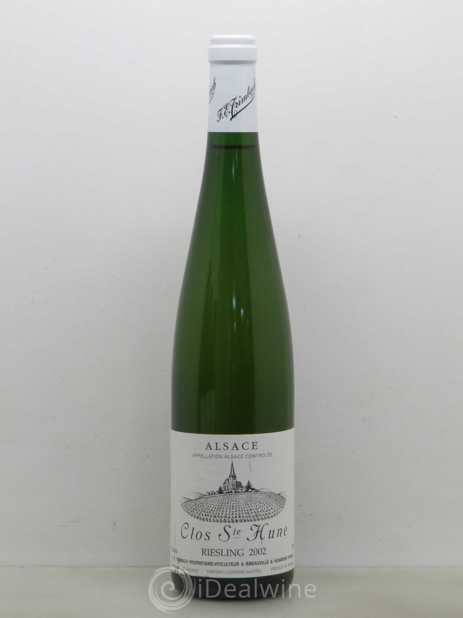 Alsace Riesling Clos Sainte-Hune Trimbach (Domaine) 2002 - Lot de 1 bouteille - 0