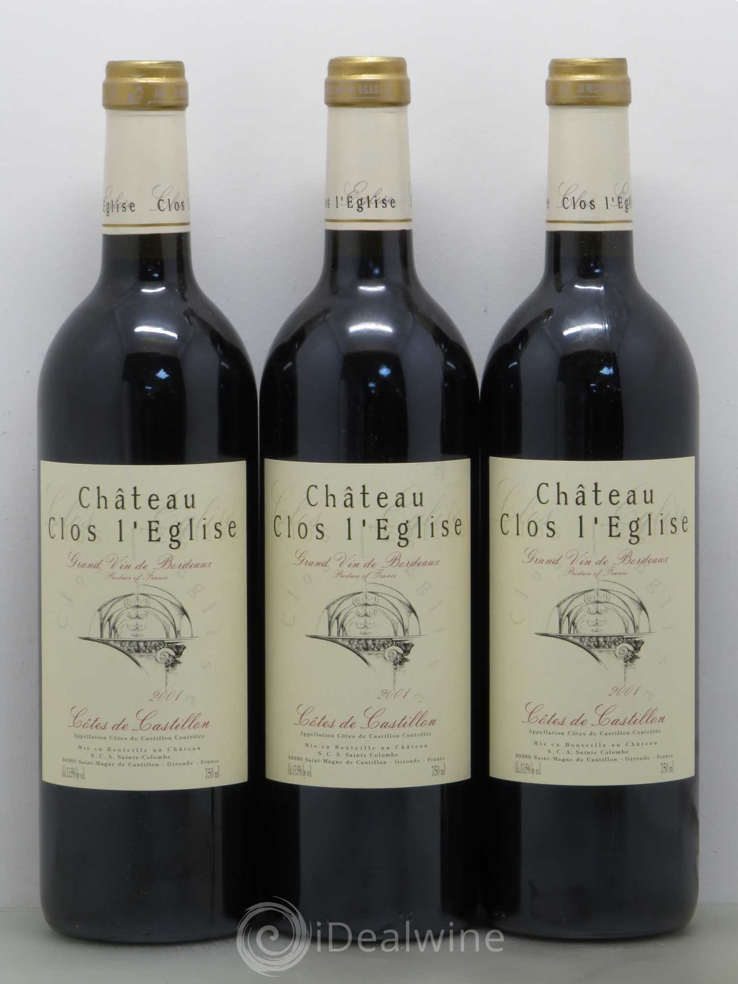 Clos l'Eglise 2001 - Lot de 12 bouteilles - 1