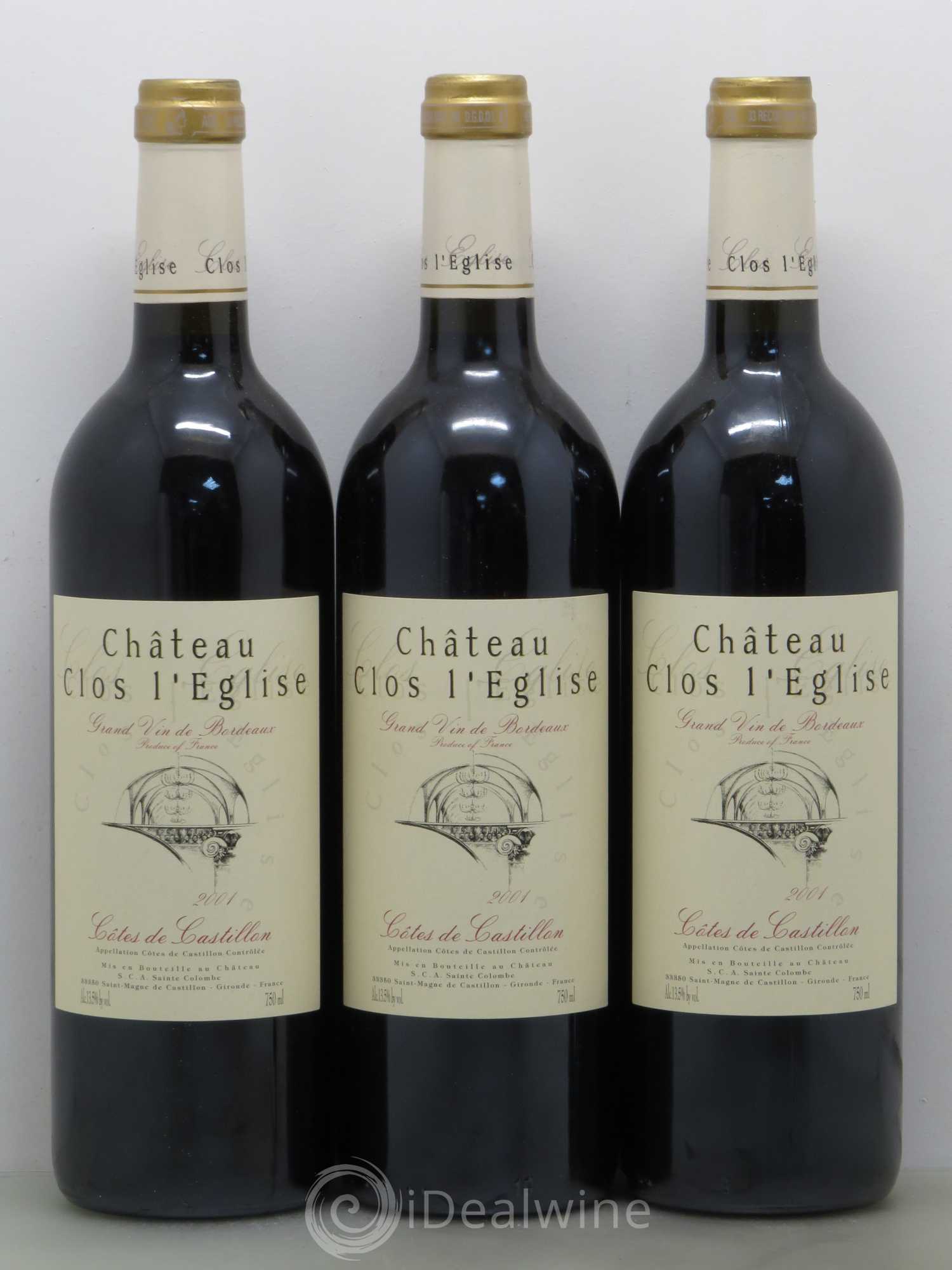 Clos l'Eglise 2001 - Lot de 12 bouteilles - 2