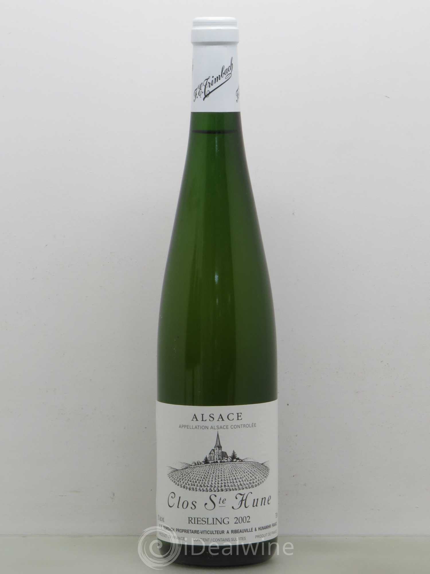 Alsace Riesling Clos Sainte-Hune Trimbach (Domaine) 2002 - Lot de 1 bouteille - 0