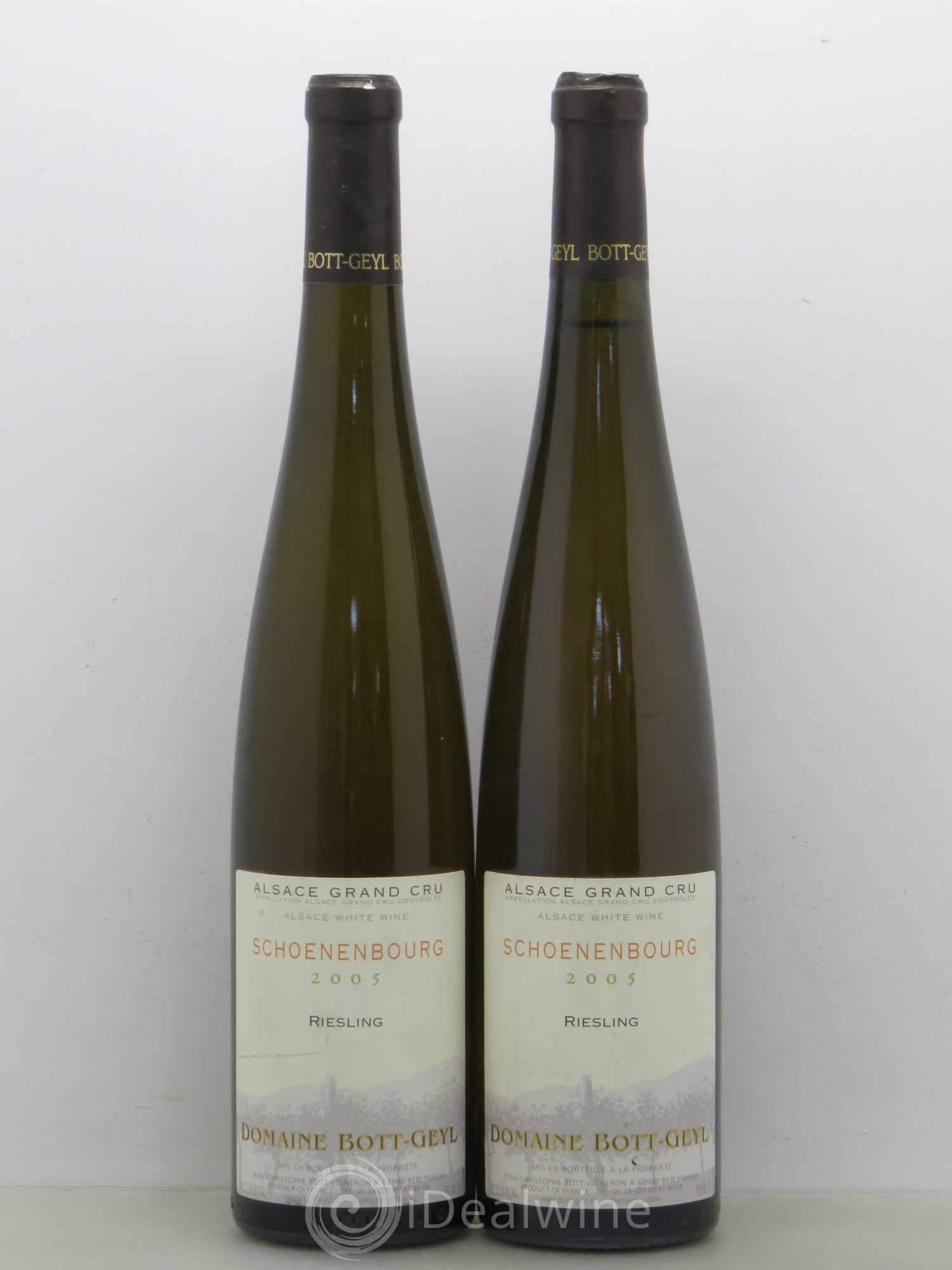 Alsace Grand Cru Schönenbourg Bott-Geyl 2005 - Posten von 2 Flaschen - 0