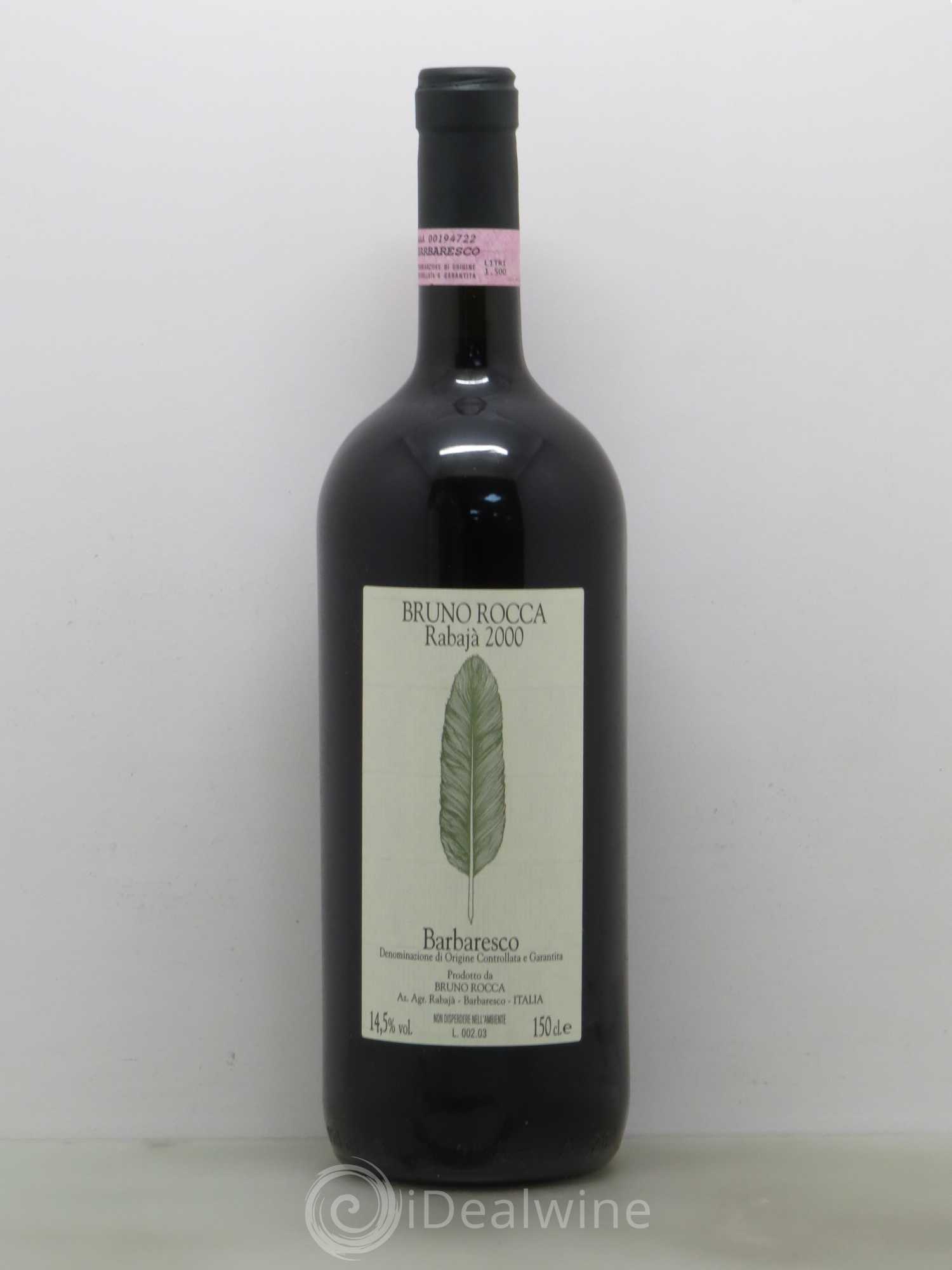 Barbaresco DOCG Rabaja Bruno Rocca 2000 - Lot of 1 magnum - 0