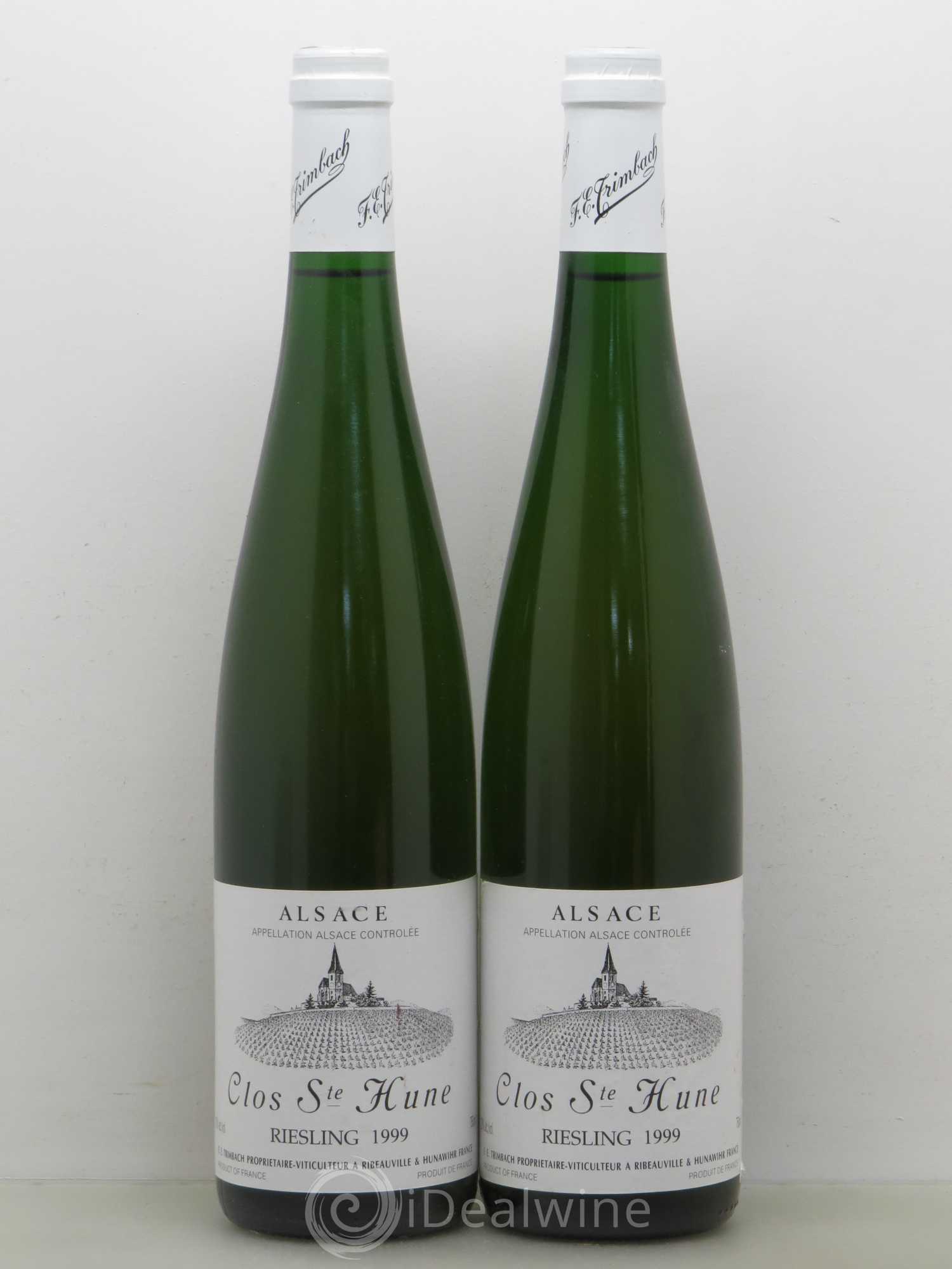 Alsace Riesling Clos Sainte-Hune Trimbach (Domaine) 1999 - Lot de 2 bouteilles - 0