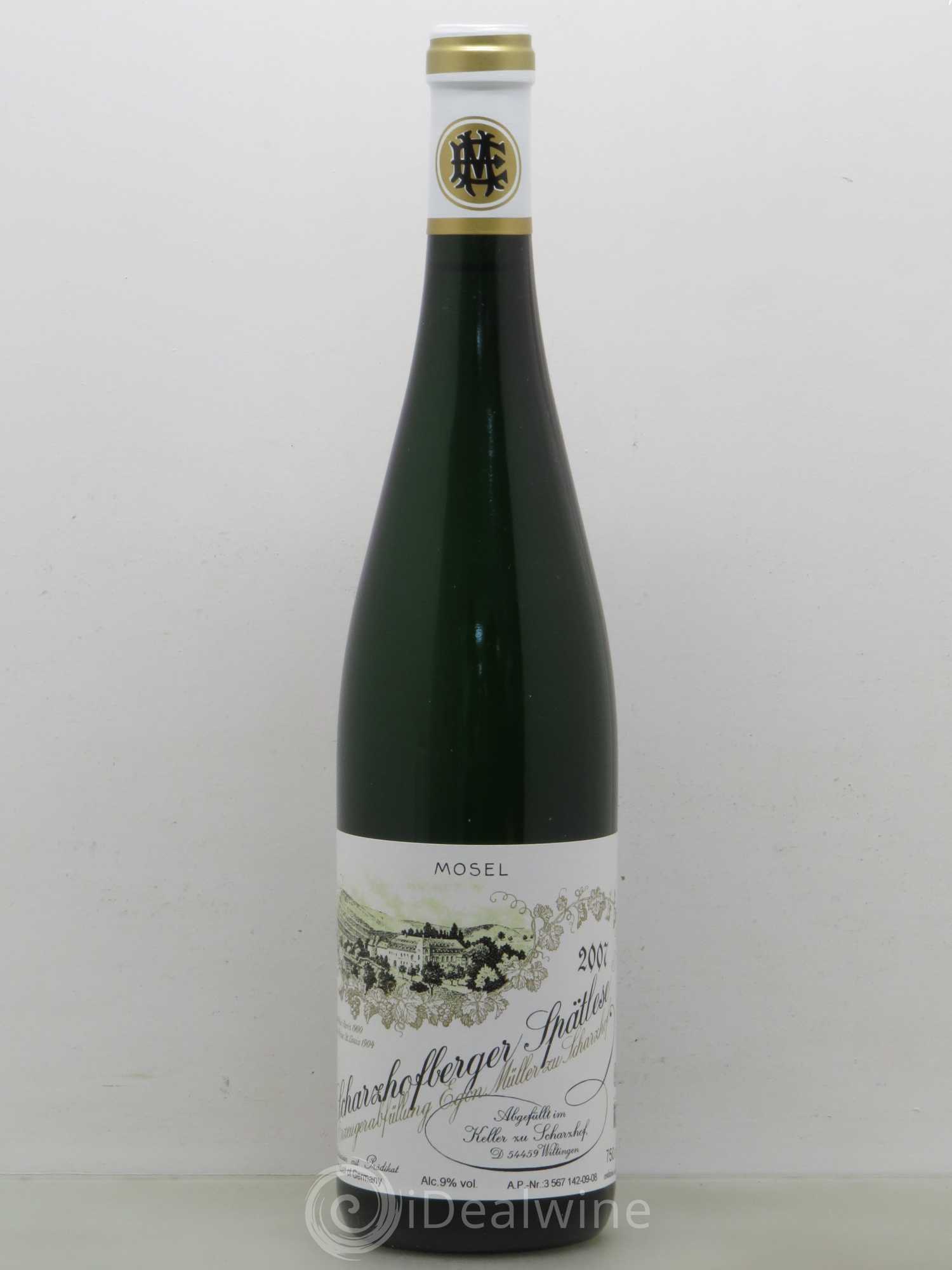 Riesling Scharzhofberger Spatlese Egon Muller .09 2007 - Posten von 1 Flasche - 0