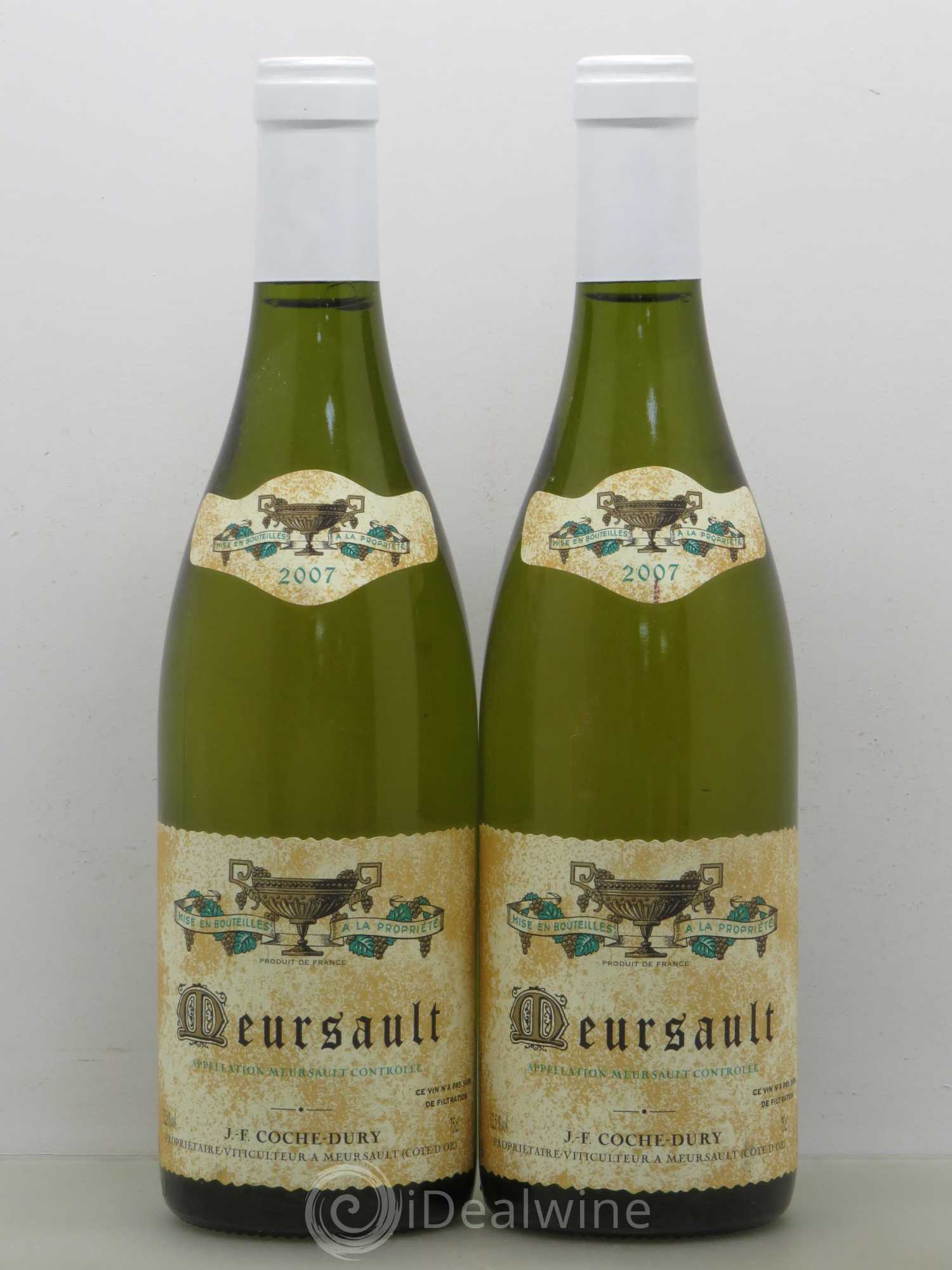Meursault Coche Dury (Domaine) 2007 - Lot de 2 bouteilles - 0