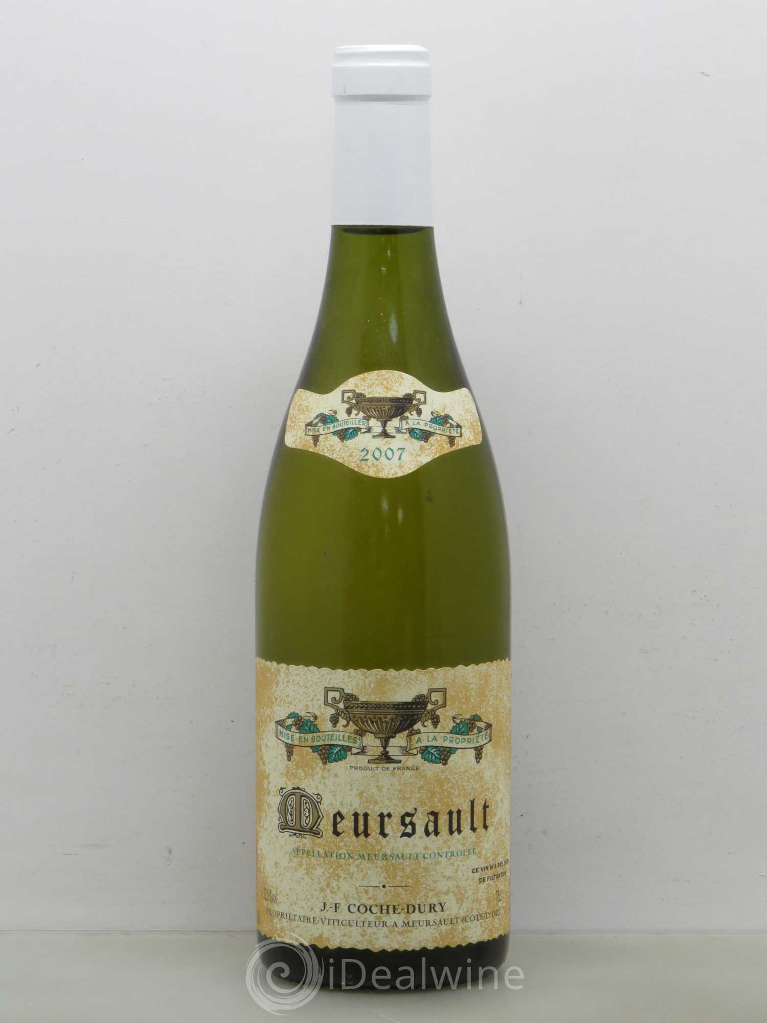Meursault Coche Dury (Domaine) 2007 - Lot de 1 bouteille - 0