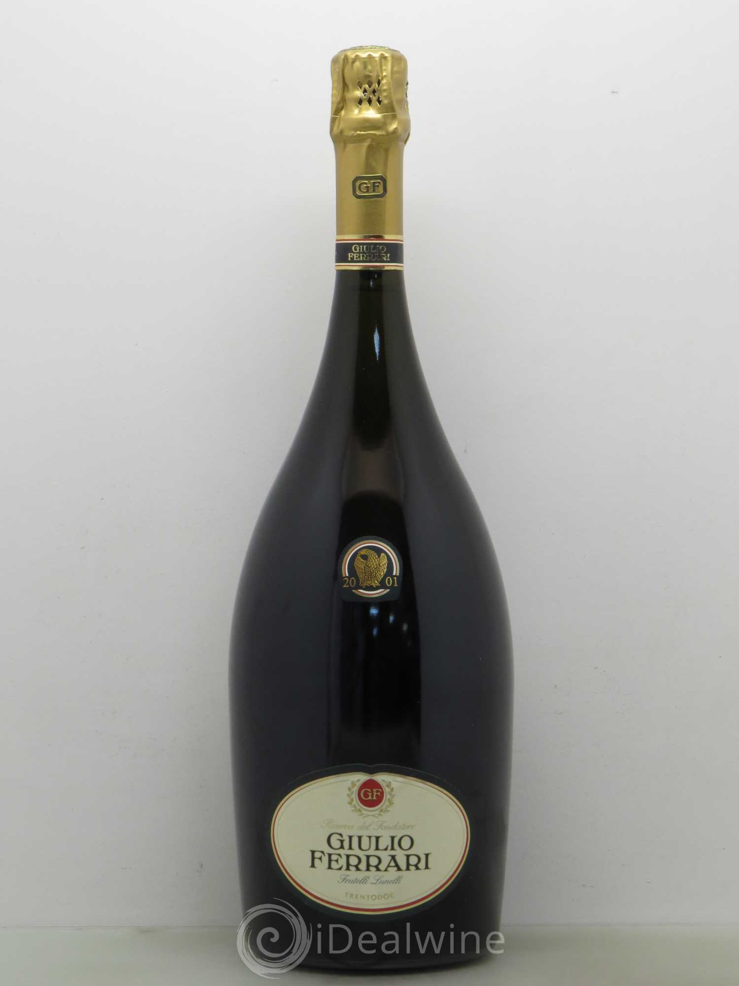 Italie Riverva del Fondattore Trento Giulio Ferrari (effervescent) 2001 - Posten von 1 Magnum - 0