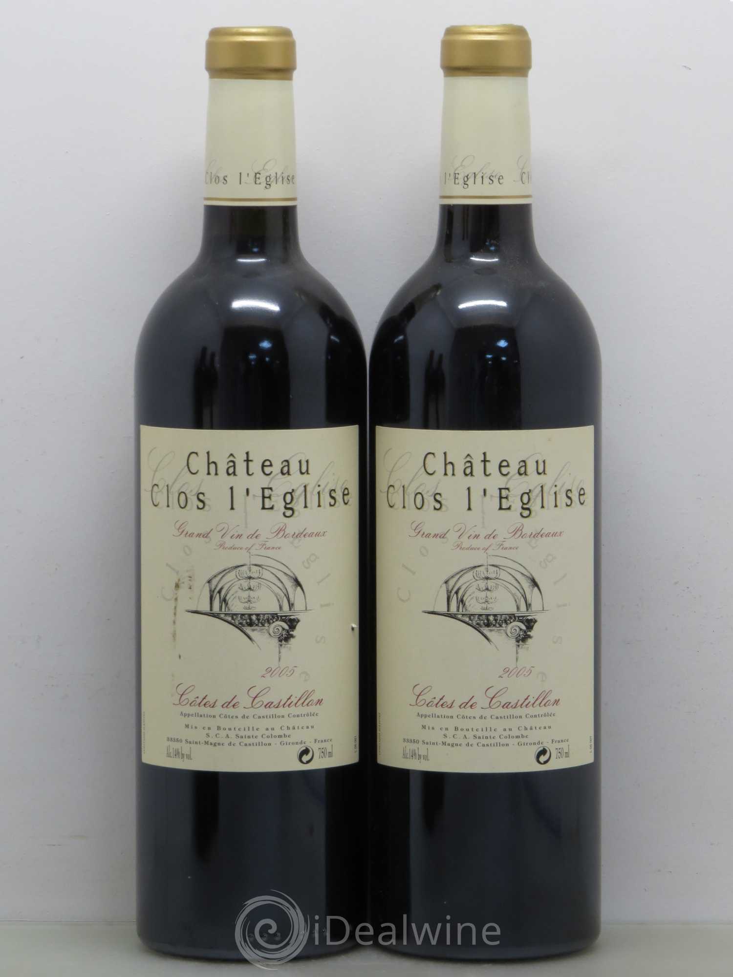 Clos l'Eglise 2005 - Lot de 2 bouteilles - 0