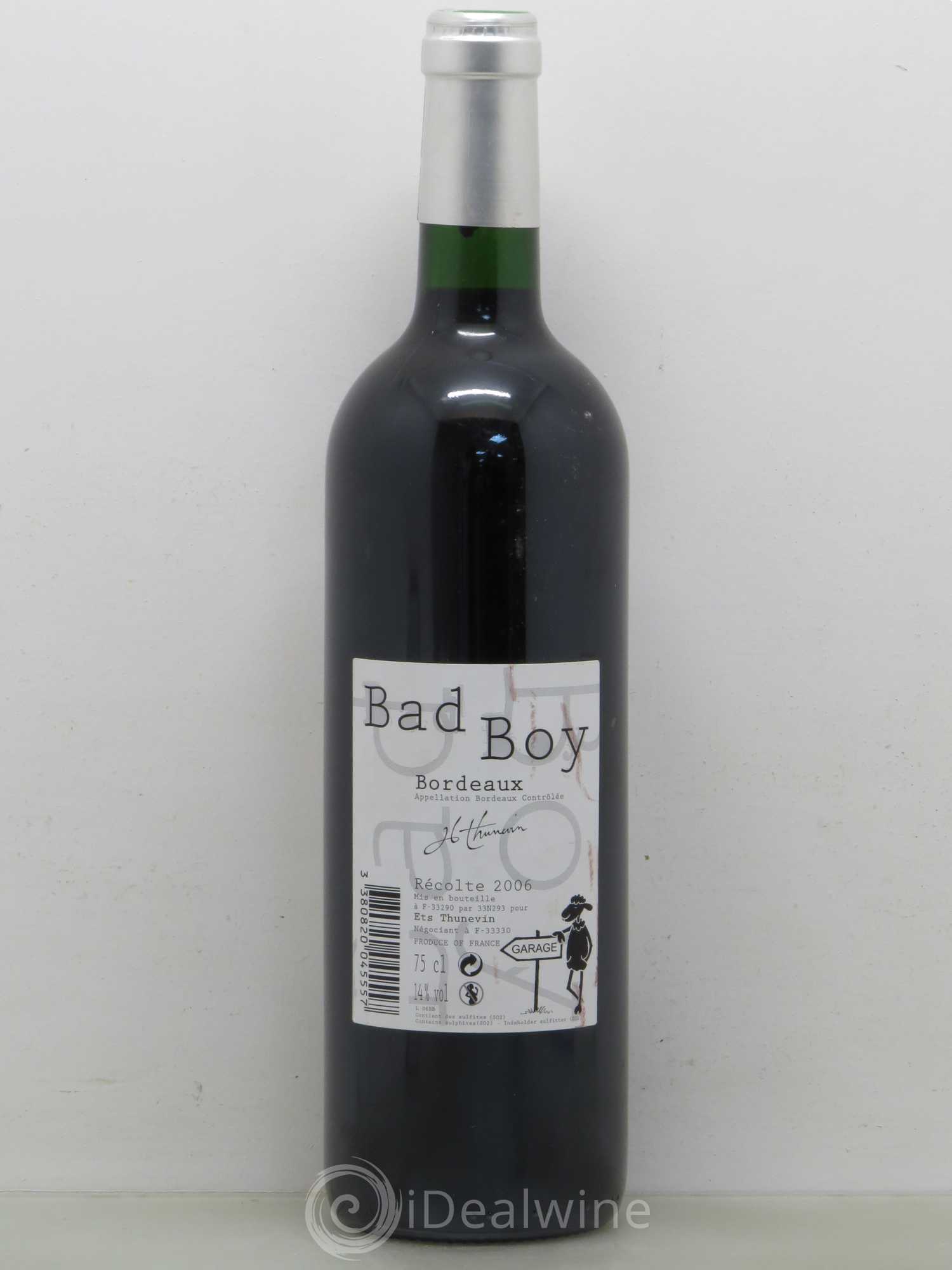 Bordeaux Bad Boy Tuvenin 2006 - Posten von 1 Flasche - 1