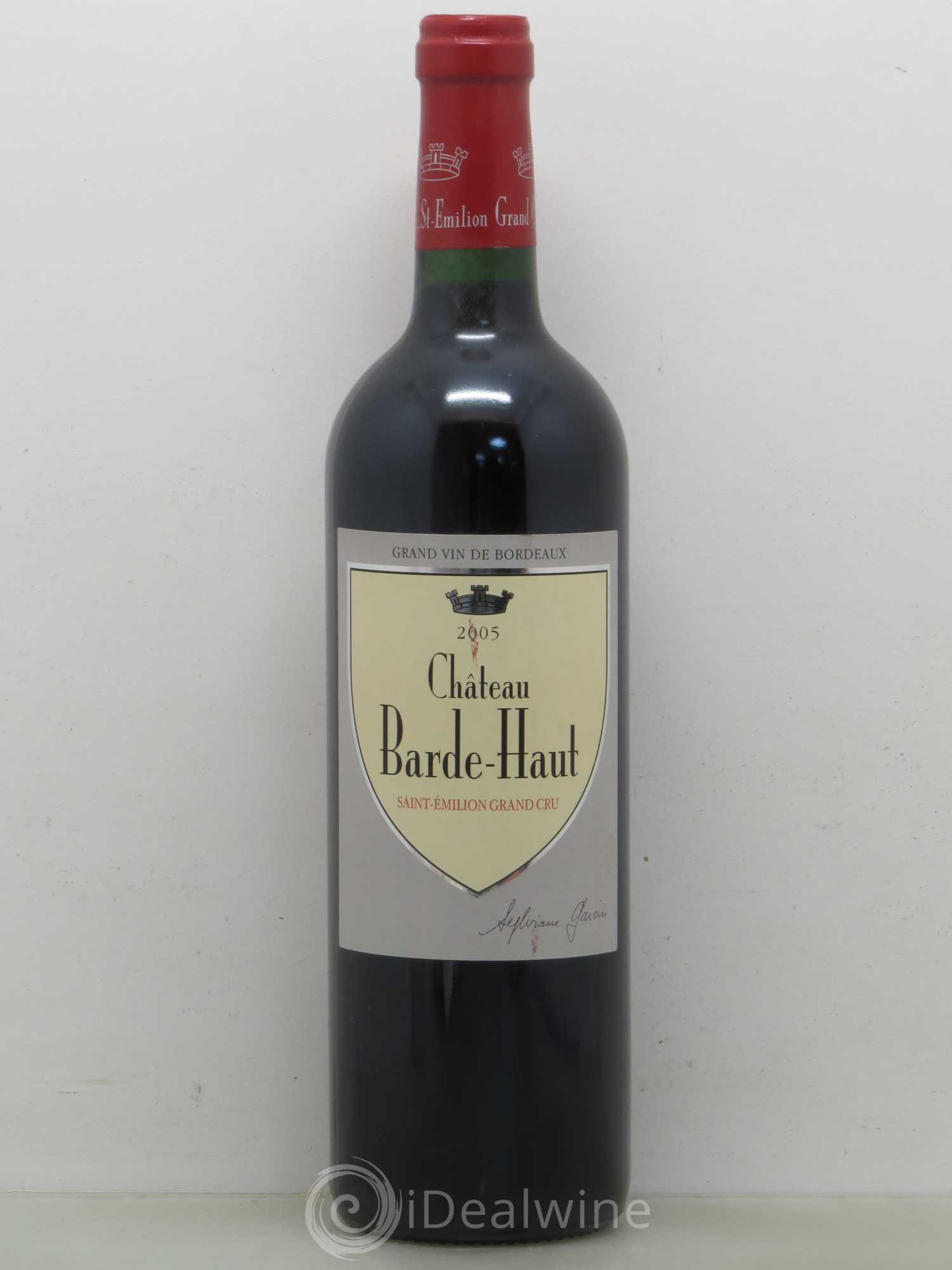 Château Barde Haut Grand Cru Classé 2005 - Lot de 1 bouteille - 0
