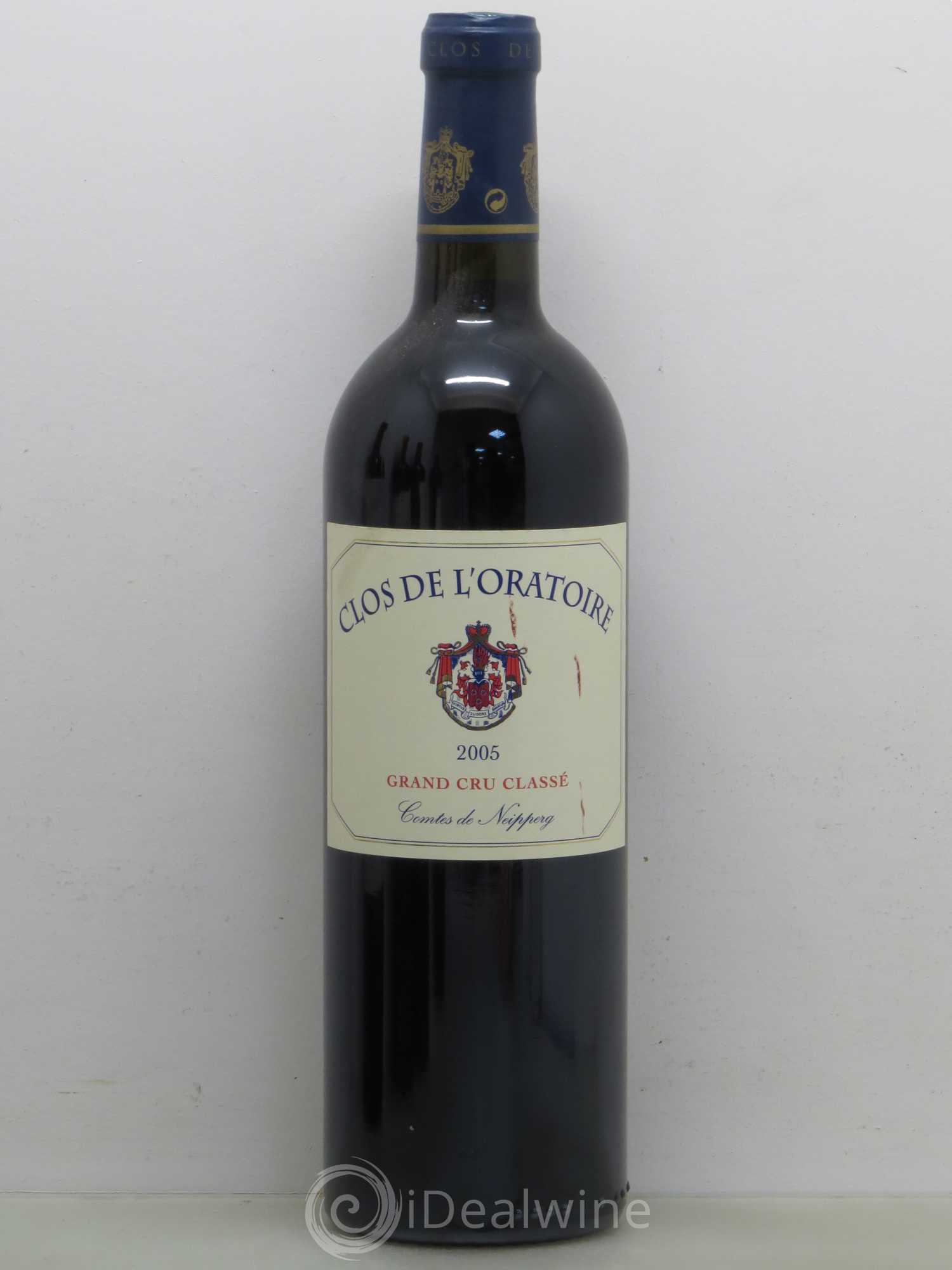 Clos de l'Oratoire Grand Cru Classé 2005 - Lot de 1 bouteille - 0