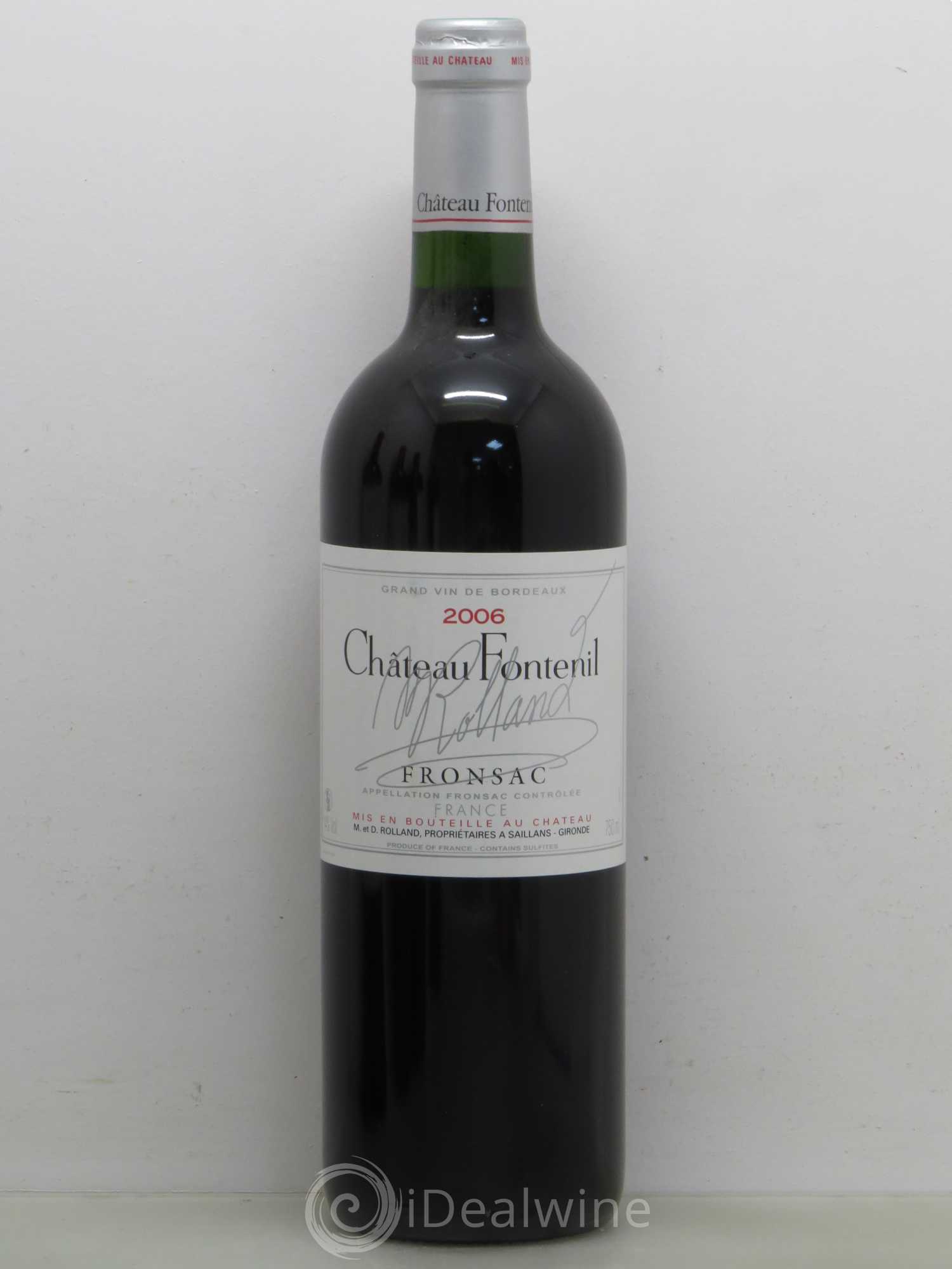 Château Fontenil 2006 - Lot de 1 bouteille - 0