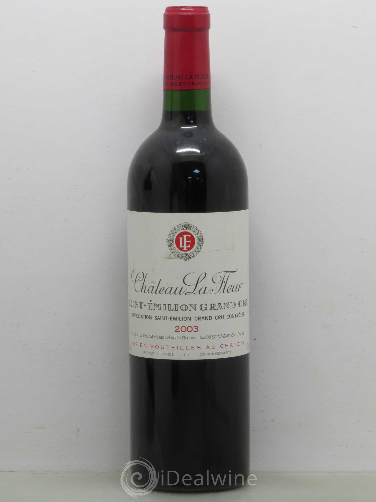 Château La Fleur 2003 - Lot de 1 bouteille - 0