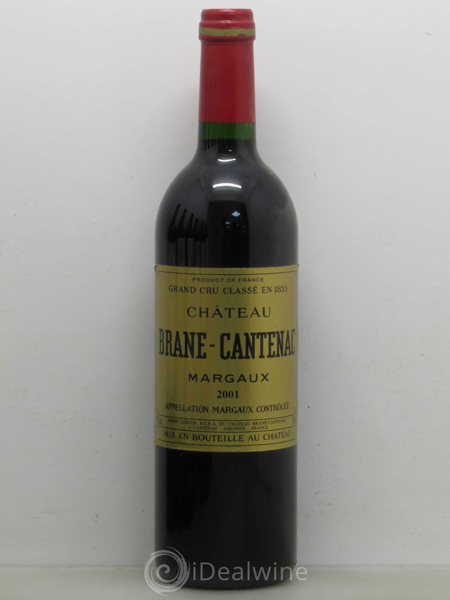 Château Brane Cantenac 2ème Grand Cru Classé 2001 - Lot de 1 bouteille - 0