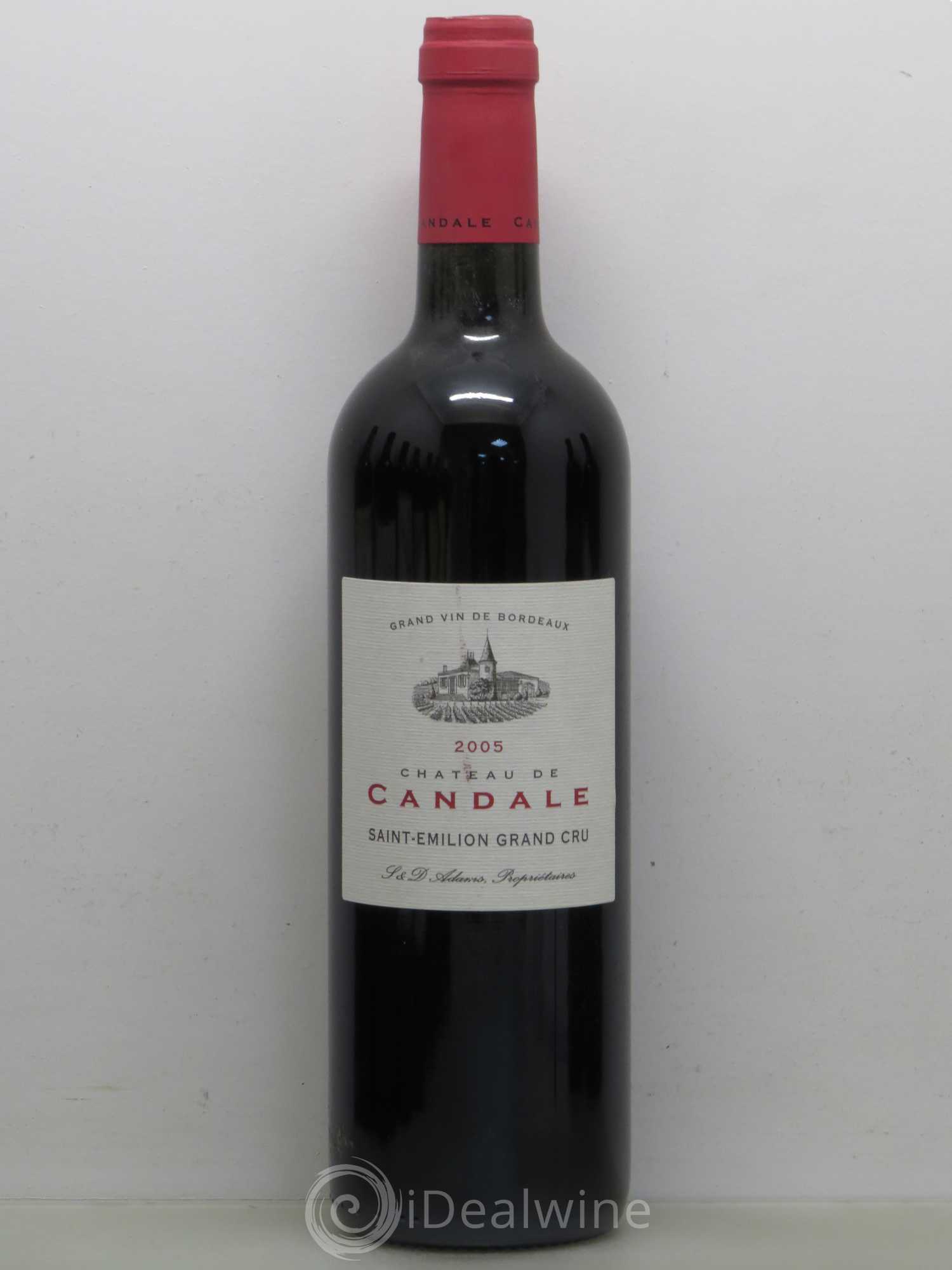 Saint-Émilion De Candale 2005 - Posten von 1 Flasche - 0